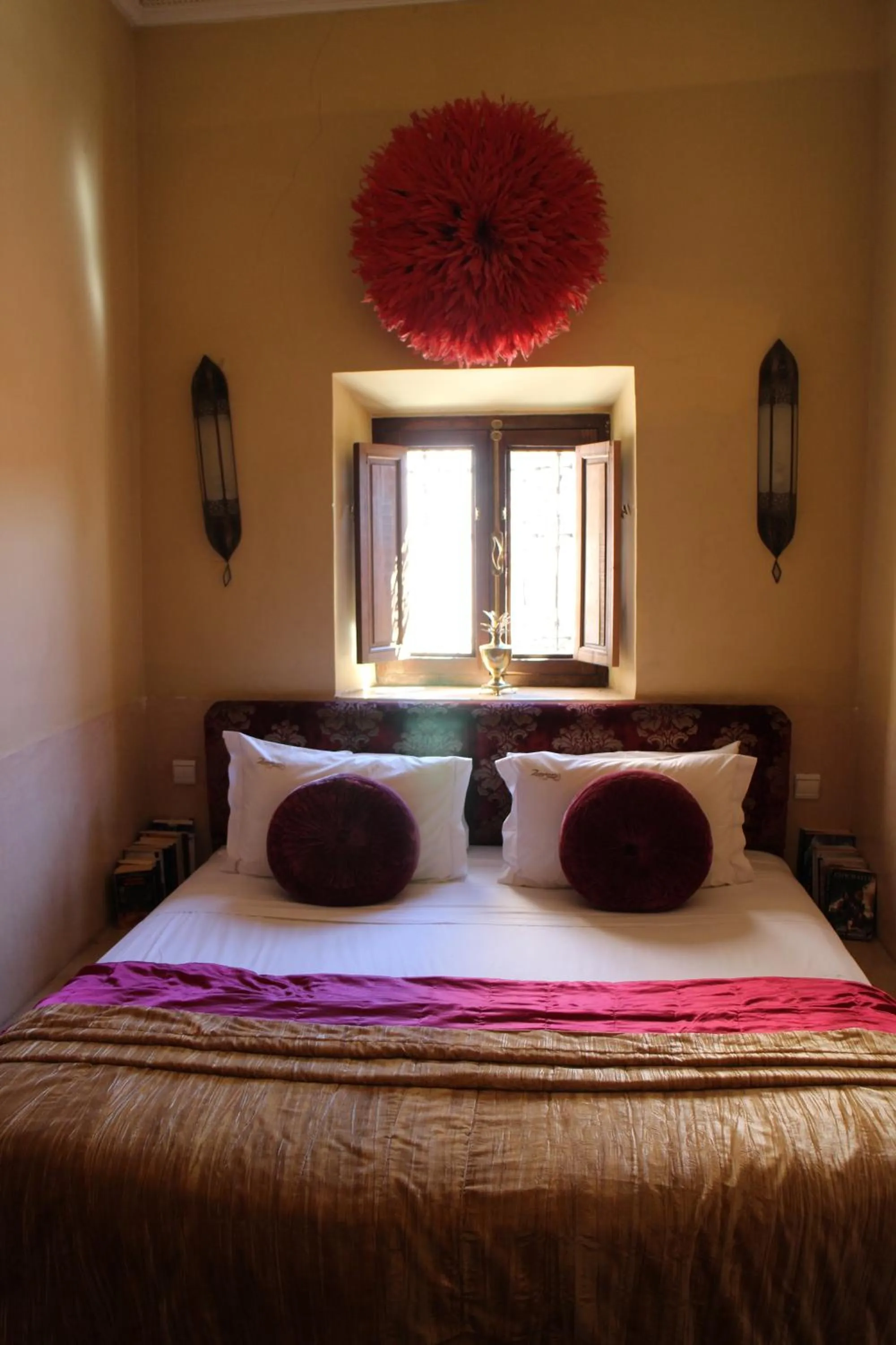 Bed in Riad Zamzam
