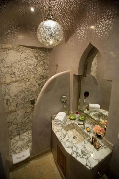 Bathroom in Riad Zamzam