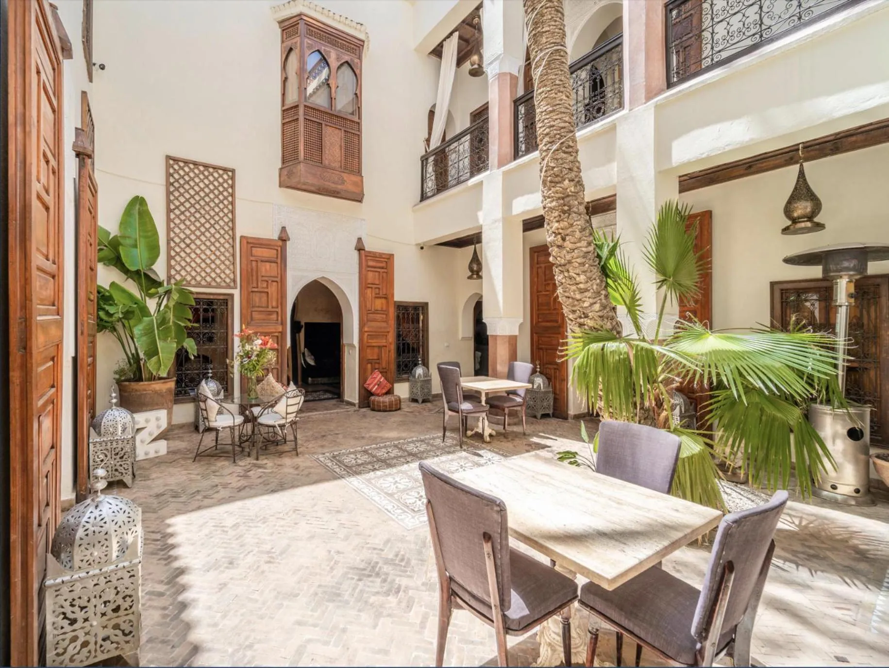 Patio in Riad Zamzam & Spa