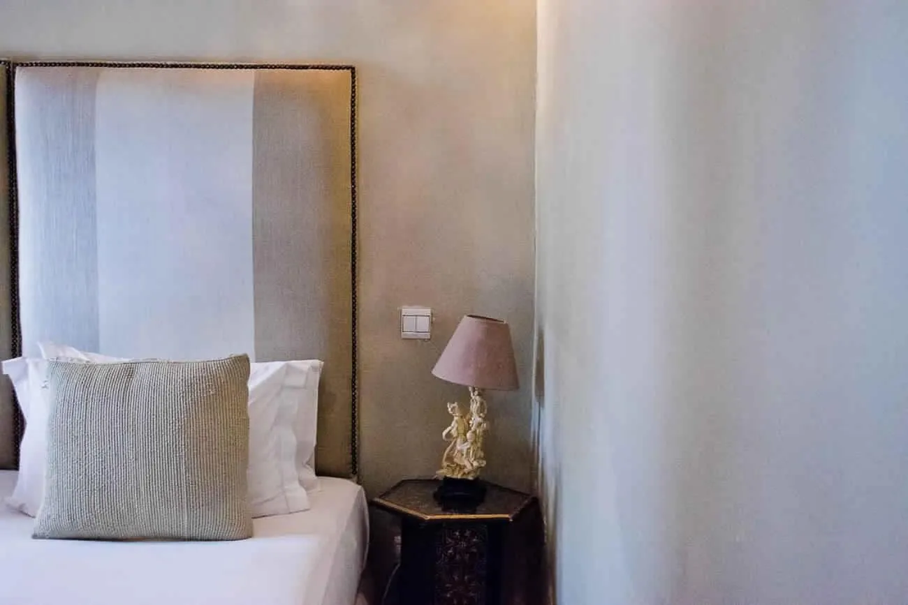 Bed in Riad Zamzam