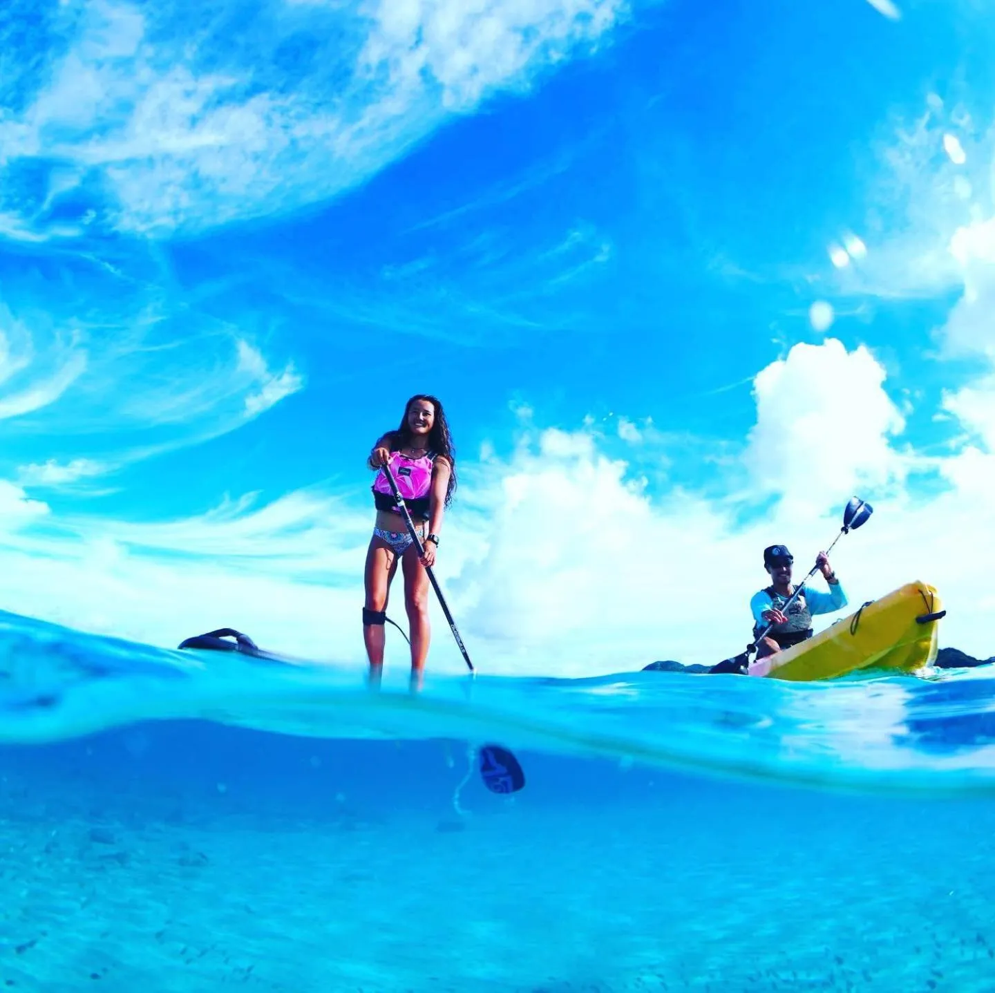 Snorkeling in kānusuba zamami