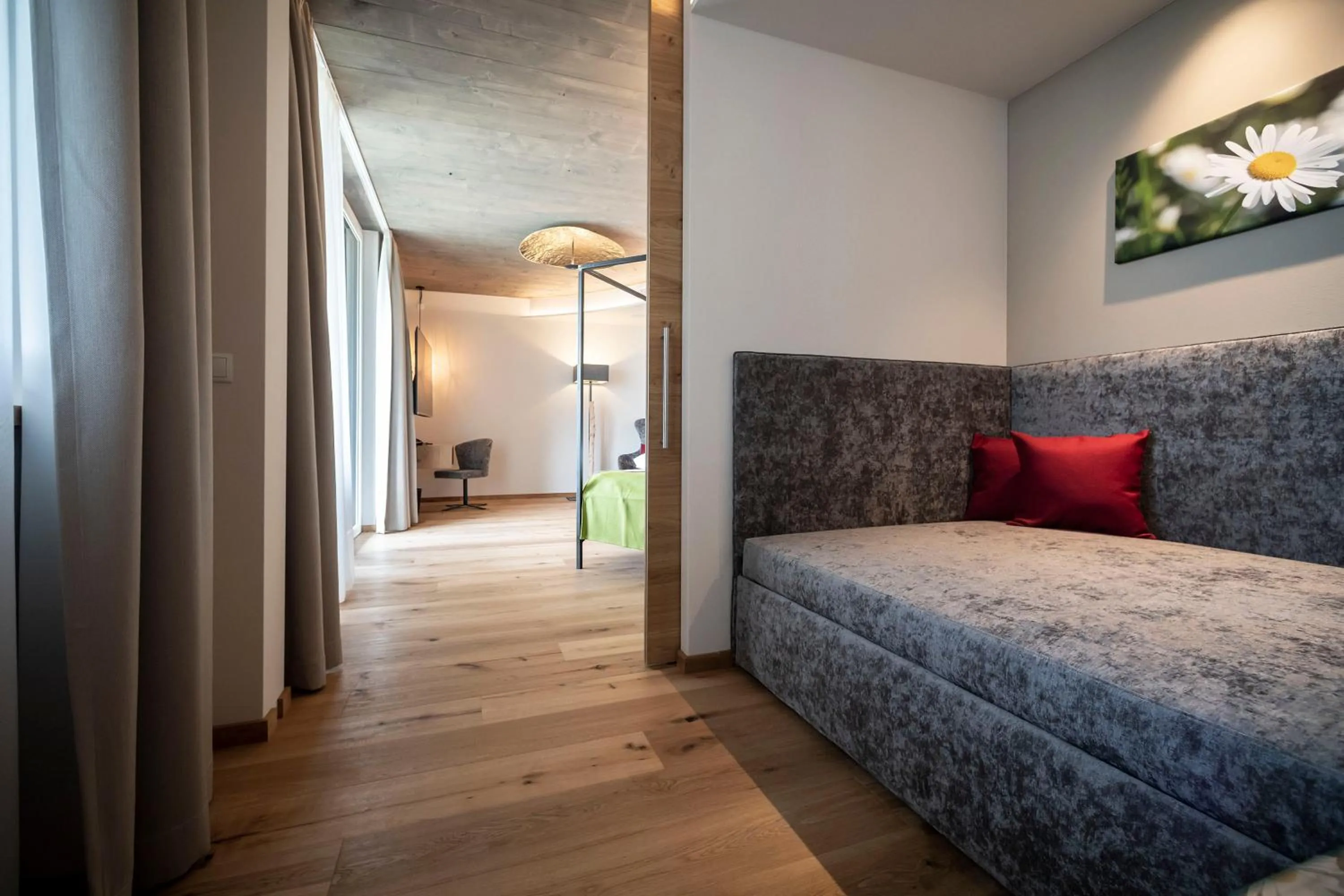 Seating area, Bed in Hotel Pfeiss