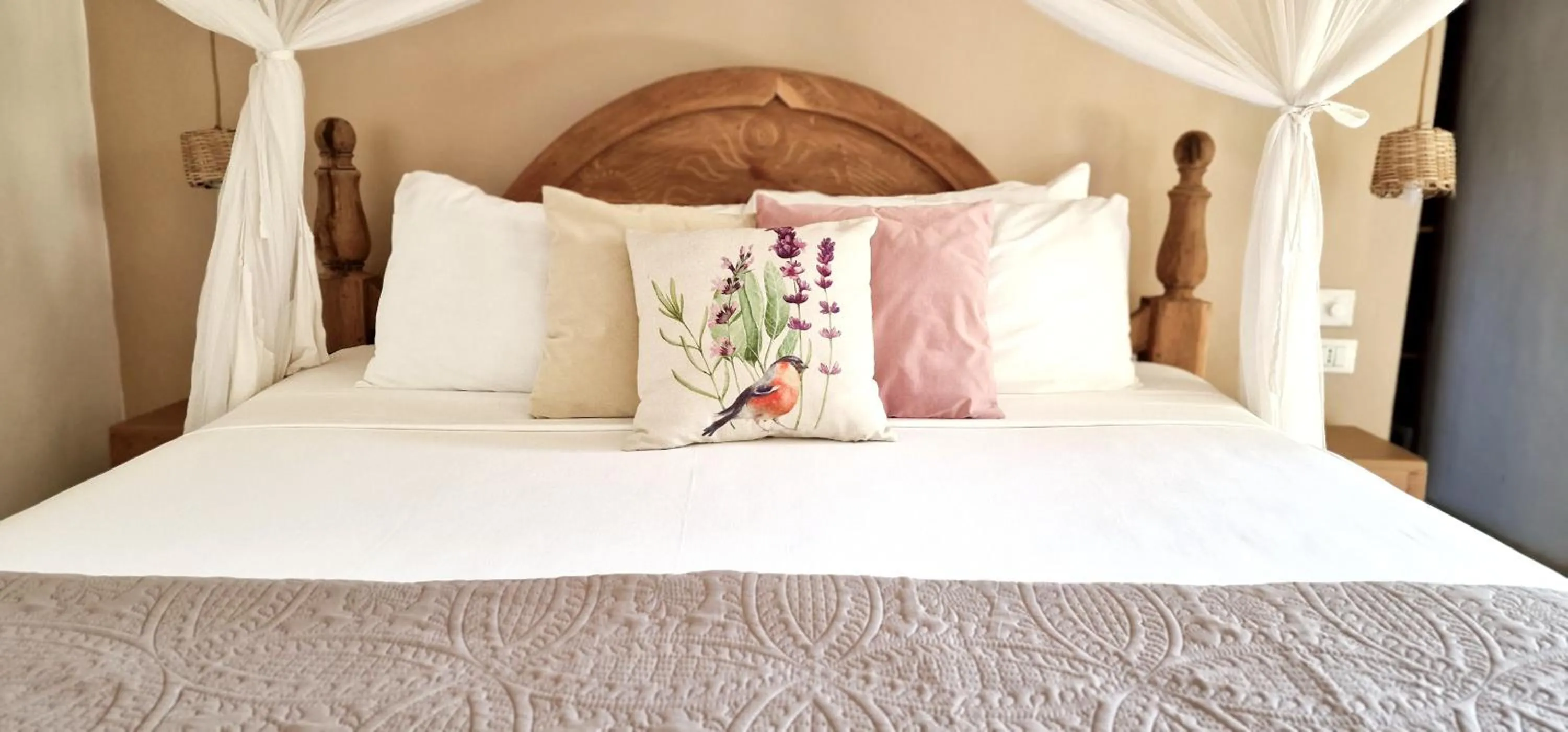 Bed in ARYA Boutique Resort