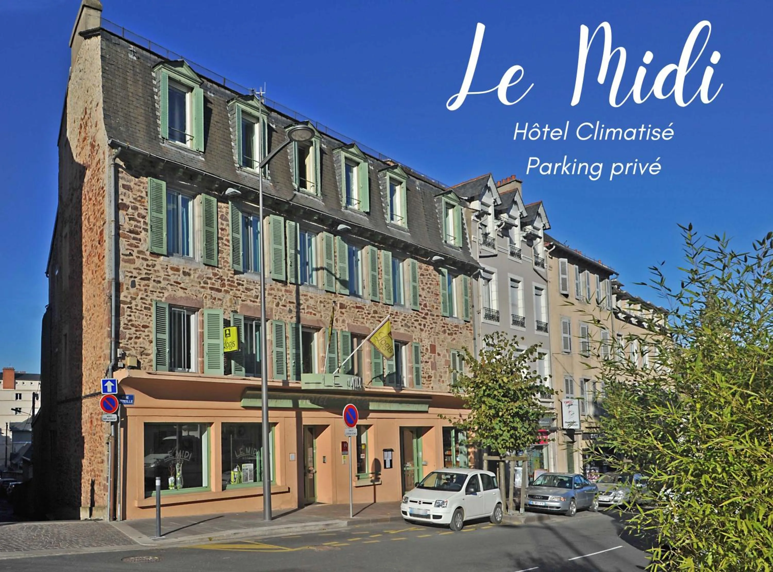 Property building in Logis Hôtel Restaurant du Midi - Rodez Centre