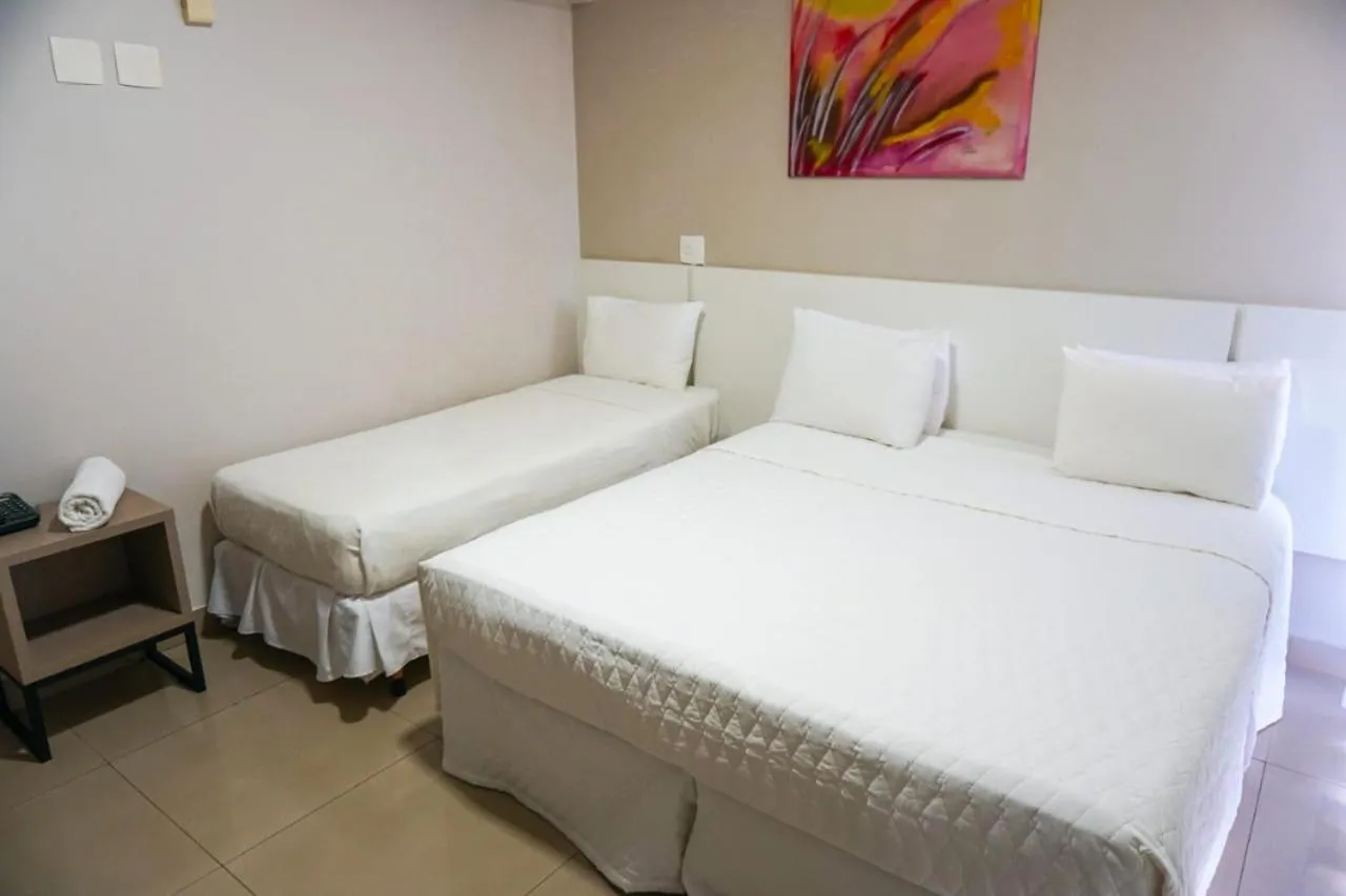 Bed in Hotel Pedra Negra Gov. Valadares