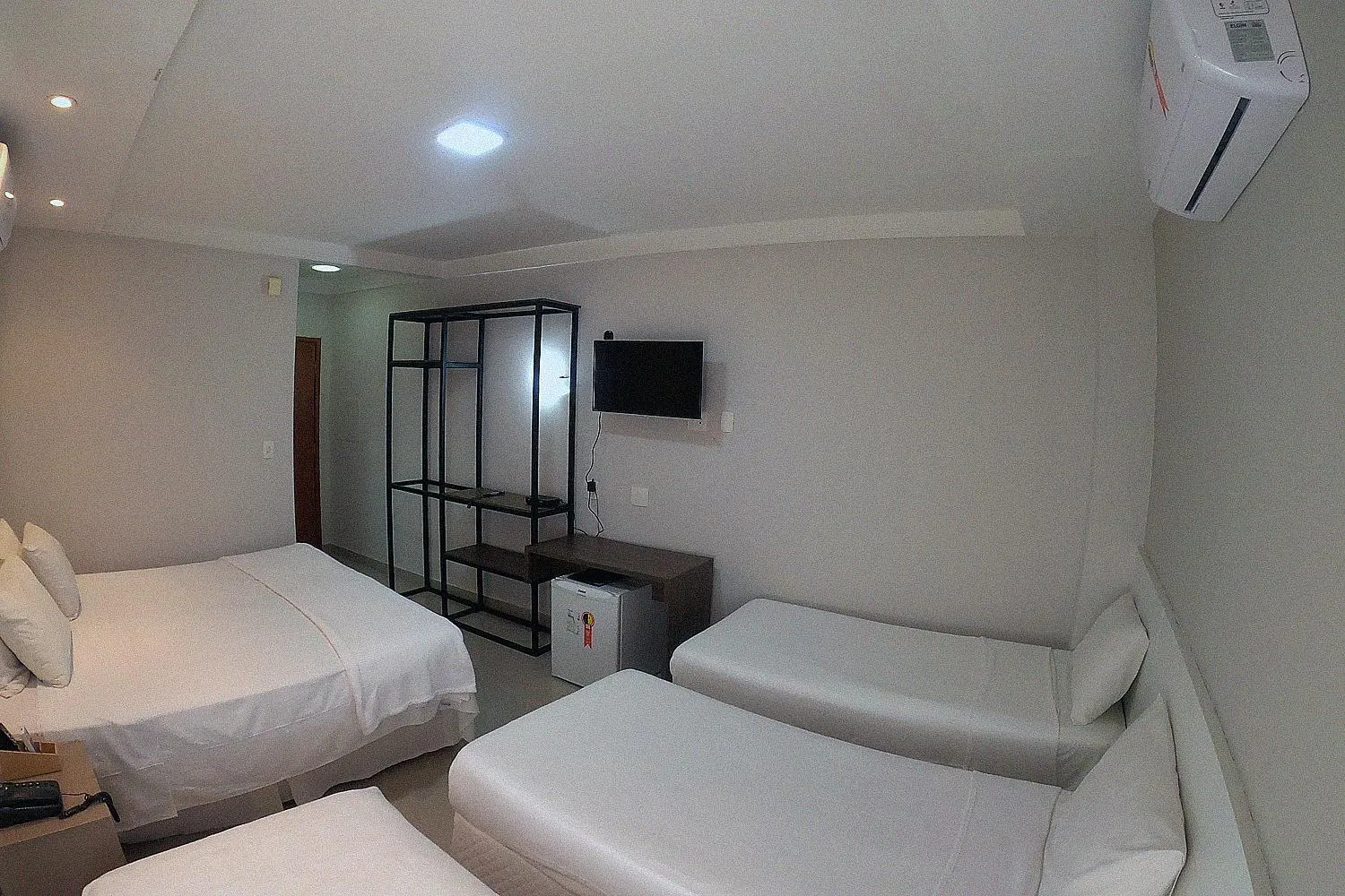 Bed in Hotel Pedra Negra Gov. Valadares