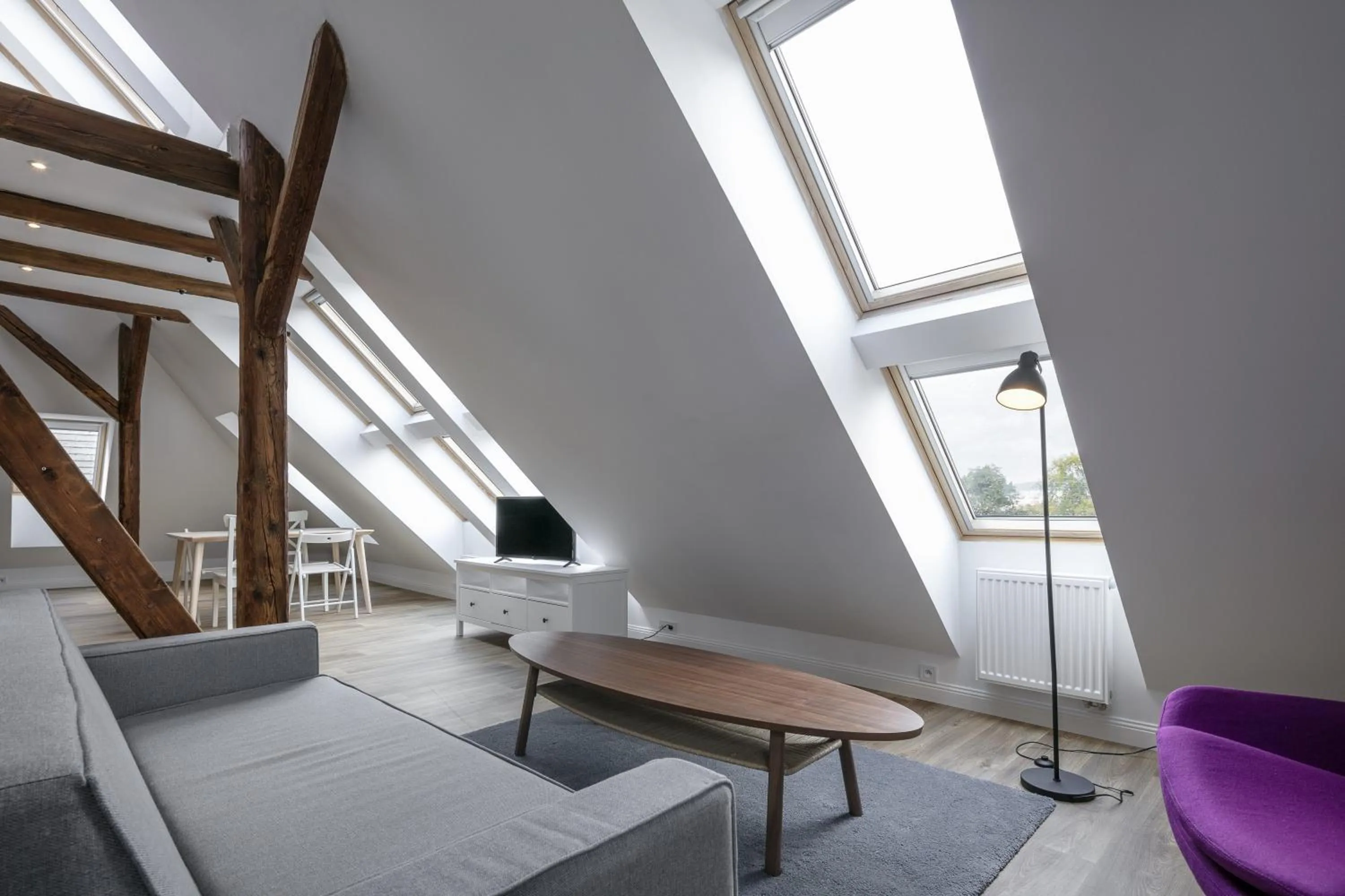 Living room in Pytloun Flat Hotel