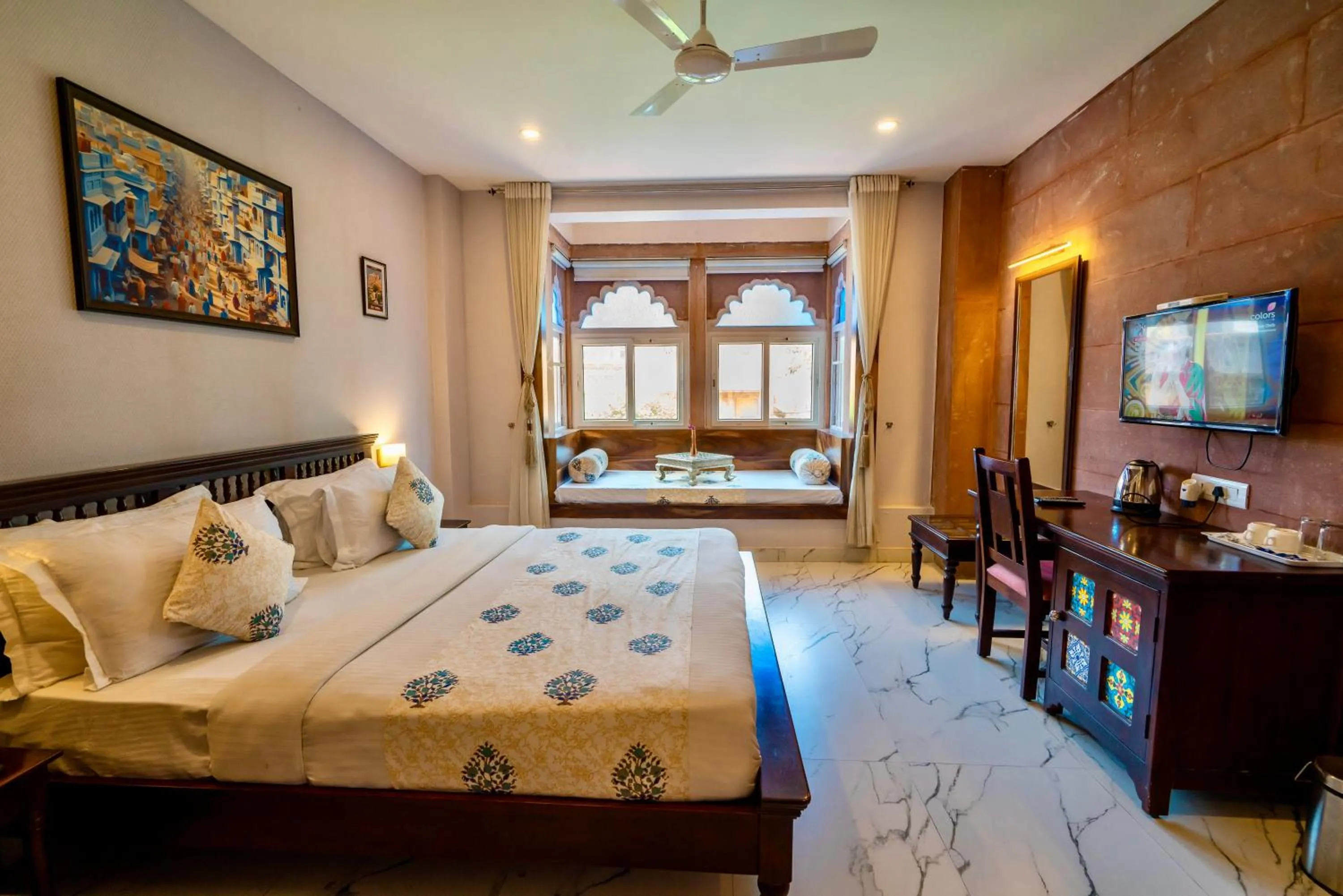 Bed in Kankariya Heritage