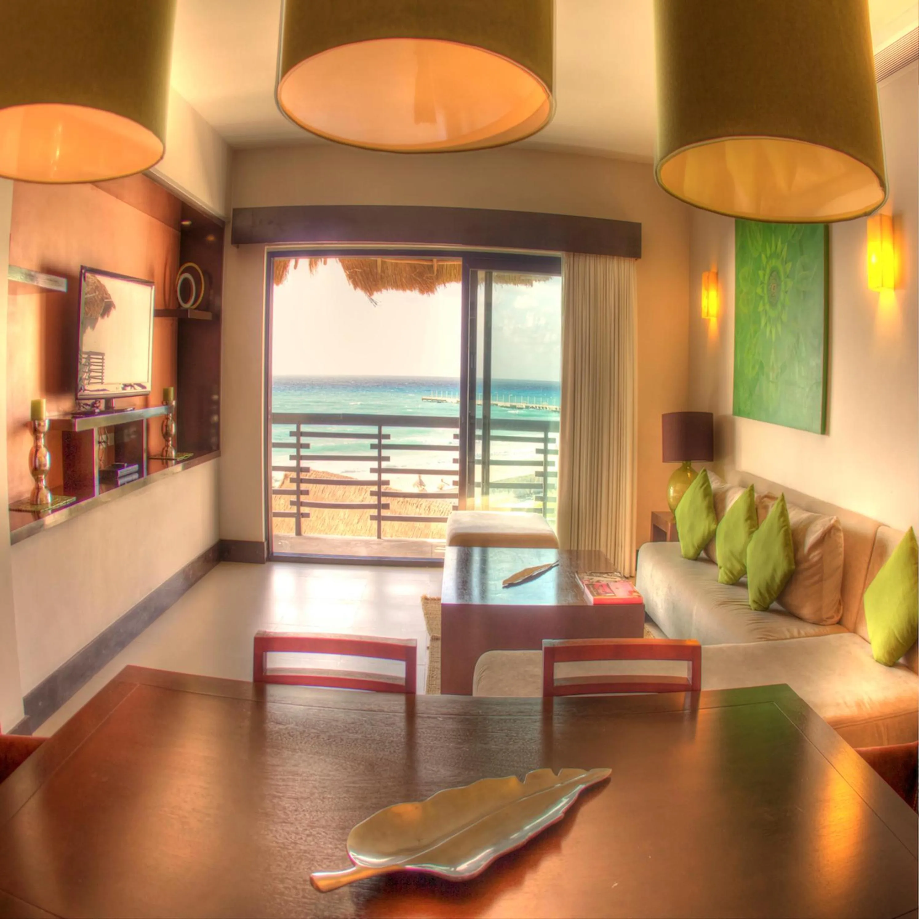 Living room in Aldea Beachside Condo by BVR