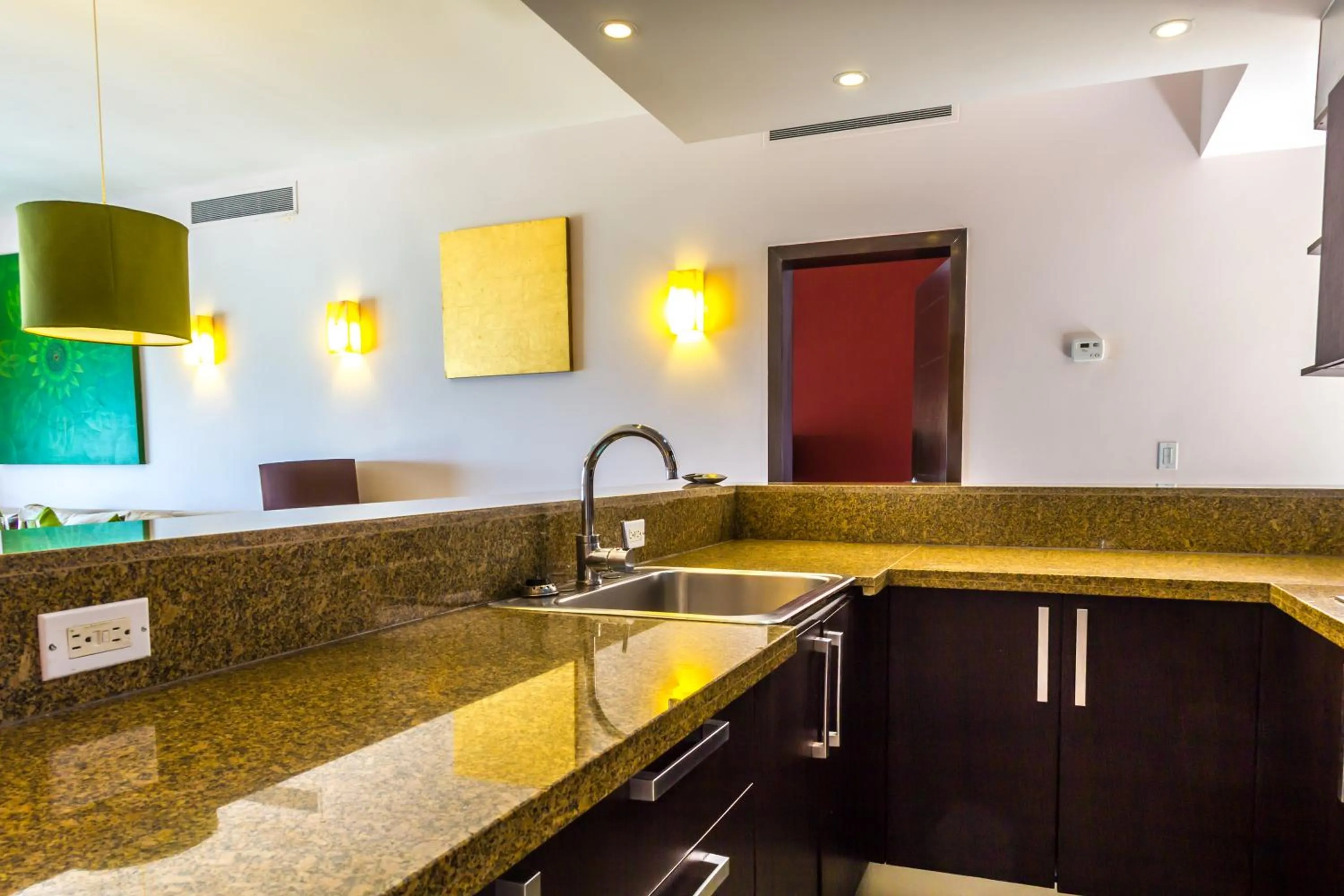 Kitchen or kitchenette in Aldea Beachside Condo by BVR