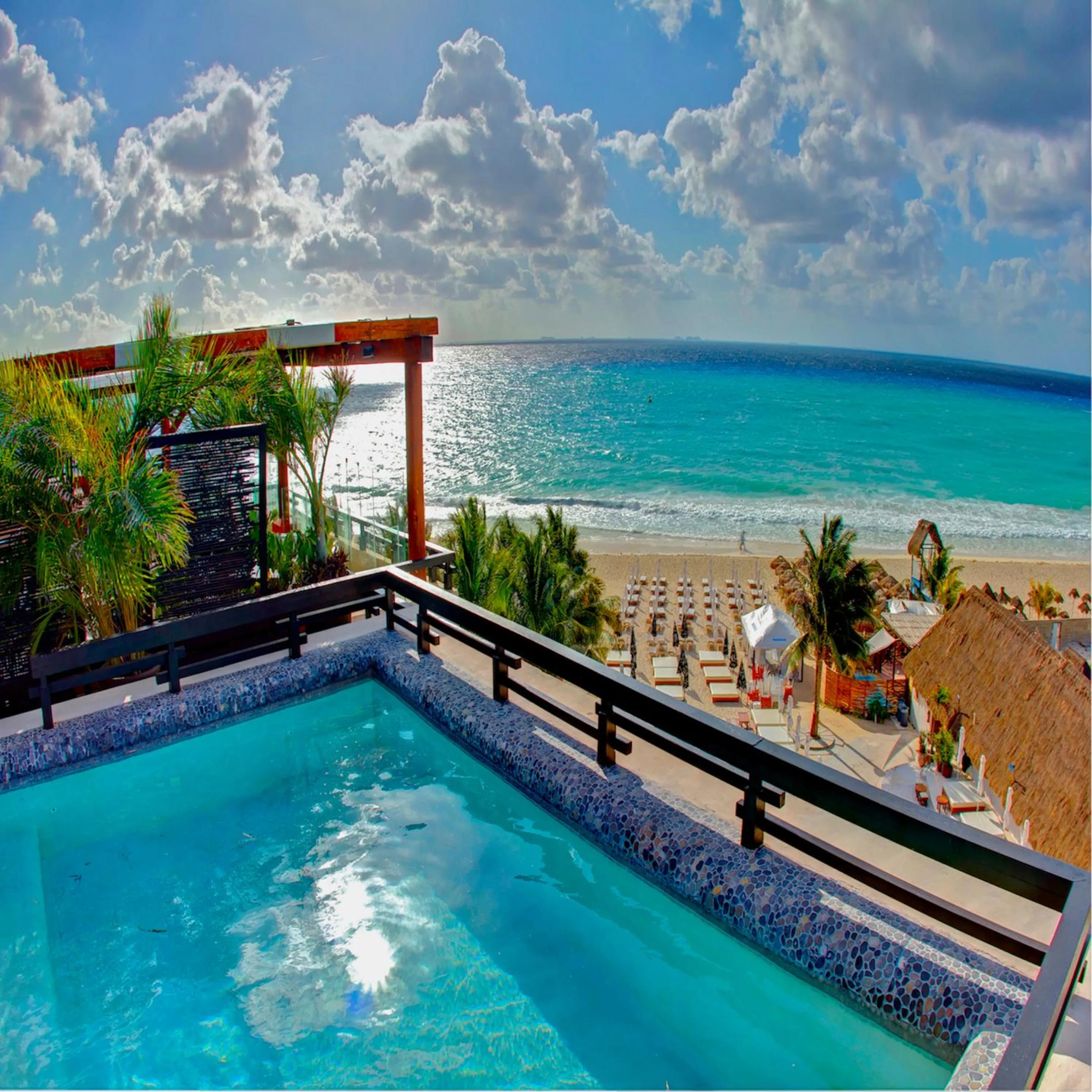 Balcony/Terrace in Aldea Beachside Condo by BVR