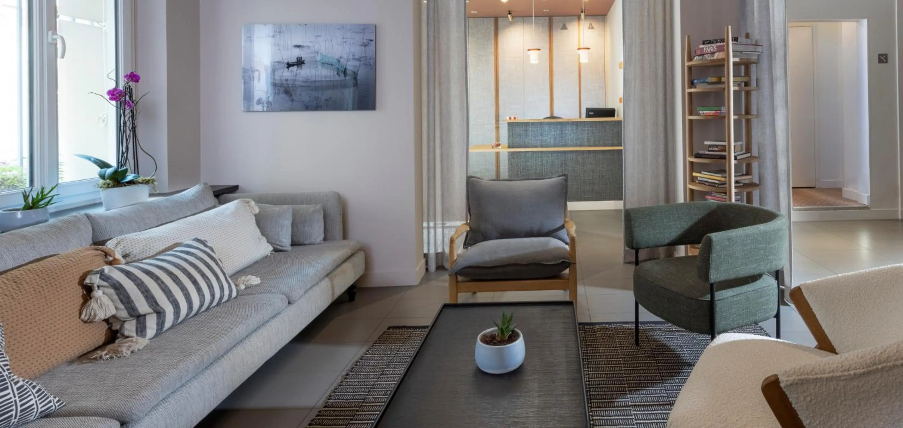 Living room in Hôtel Marais de Launay