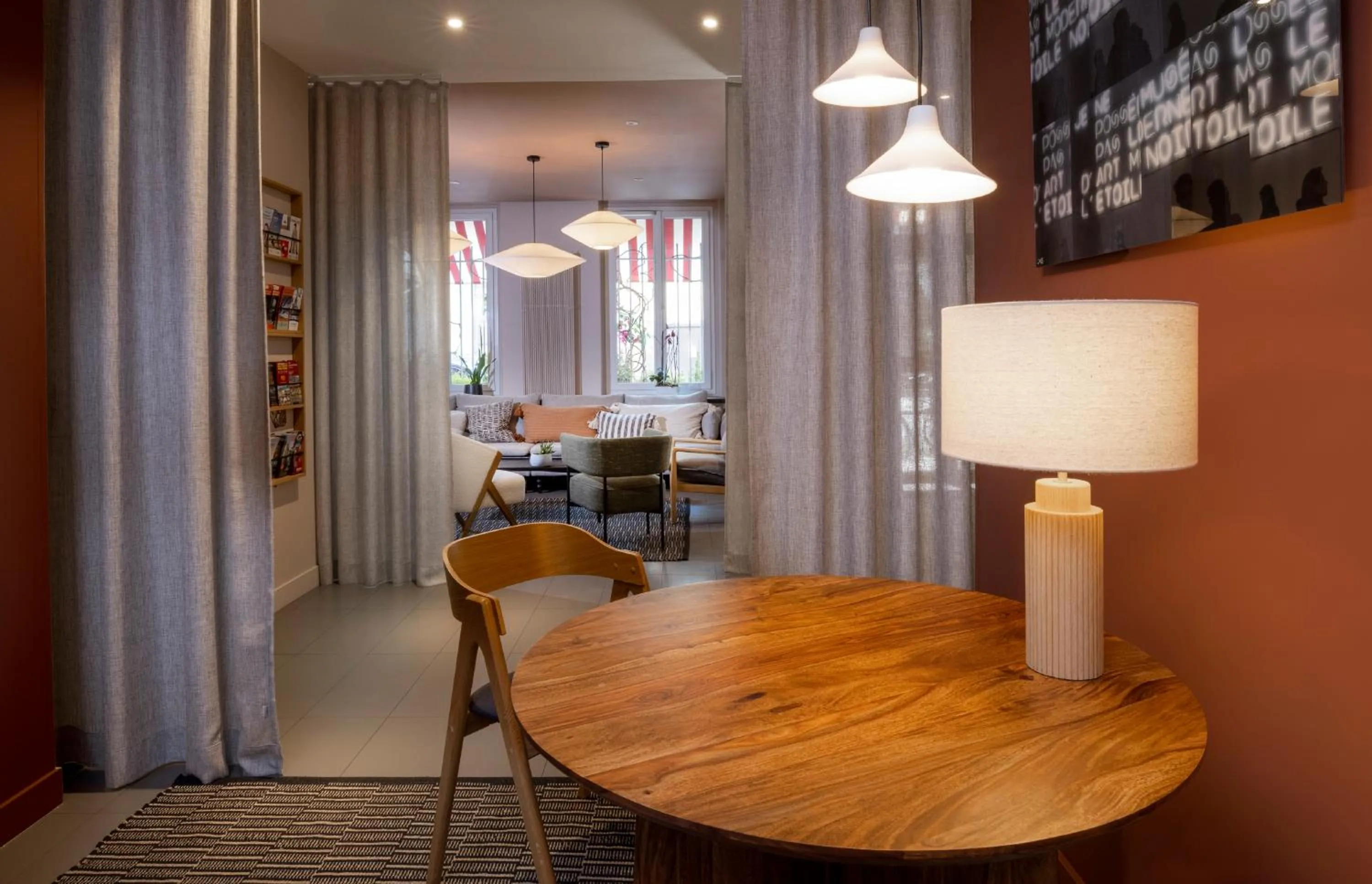 Living room in Hôtel Marais de Launay