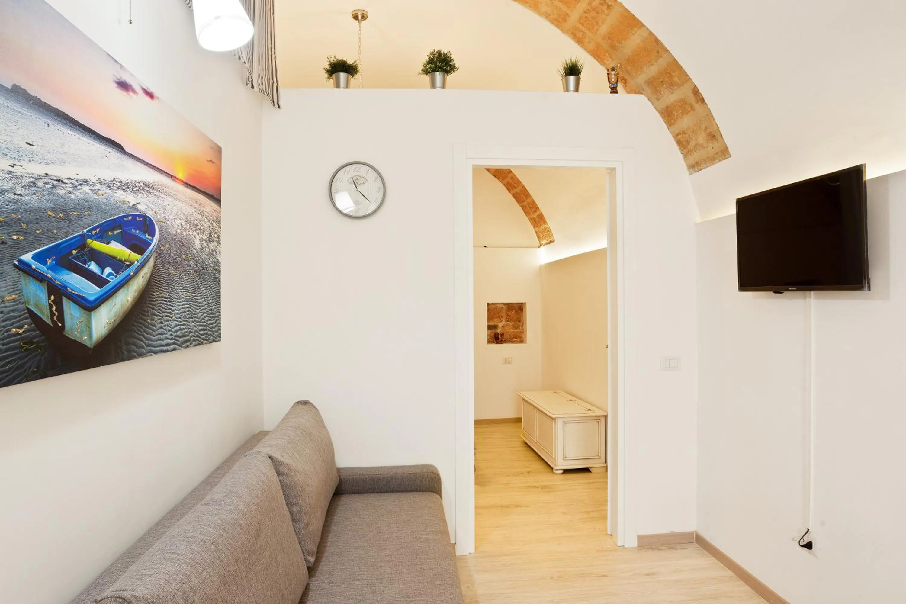 Living room in San Nicola Casa Clemente Apartment
