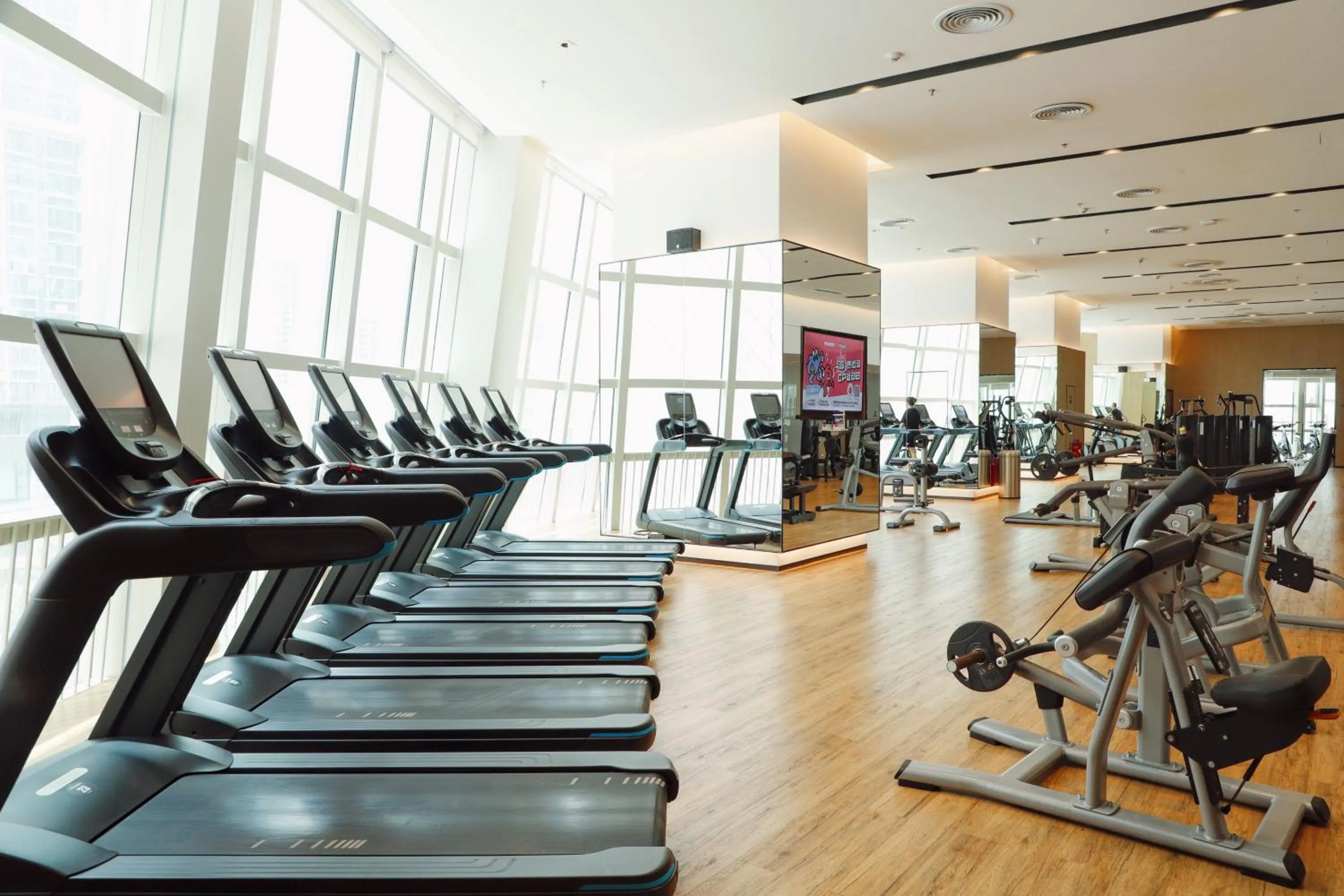 Fitness centre/facilities in Hyatt Regency Shenzhen Yantian