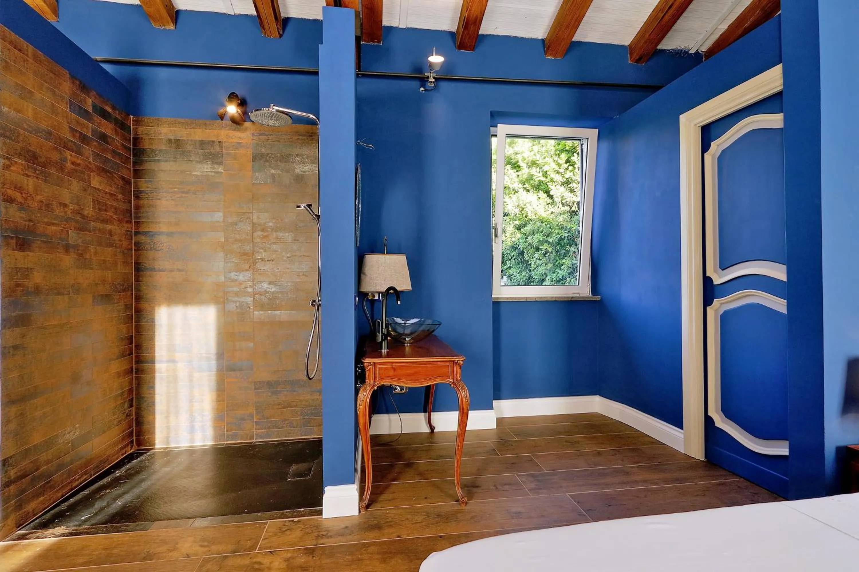 Shower, Bed in Tenuta Lisetta