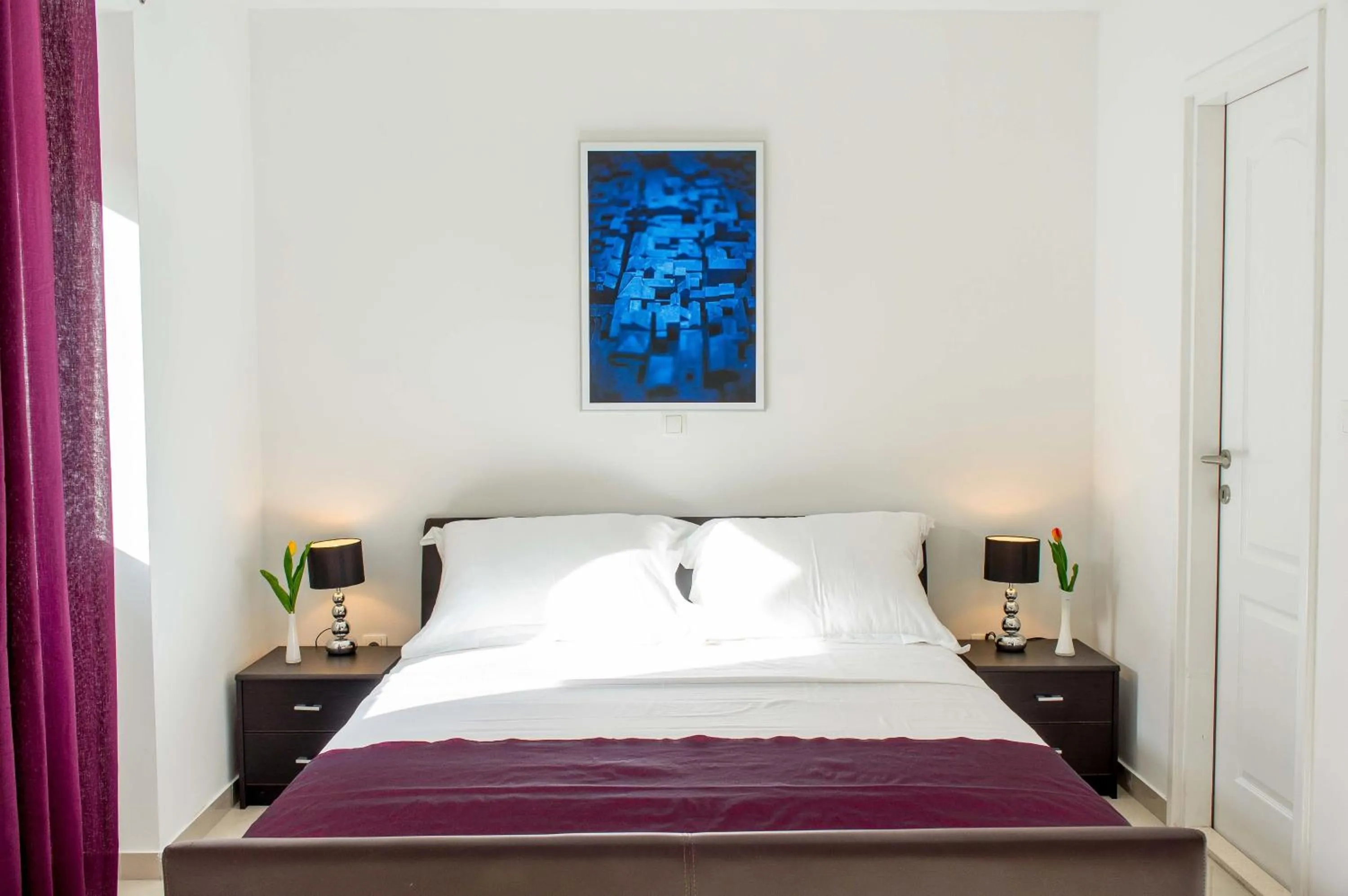 Bed in Split Allure Apartments