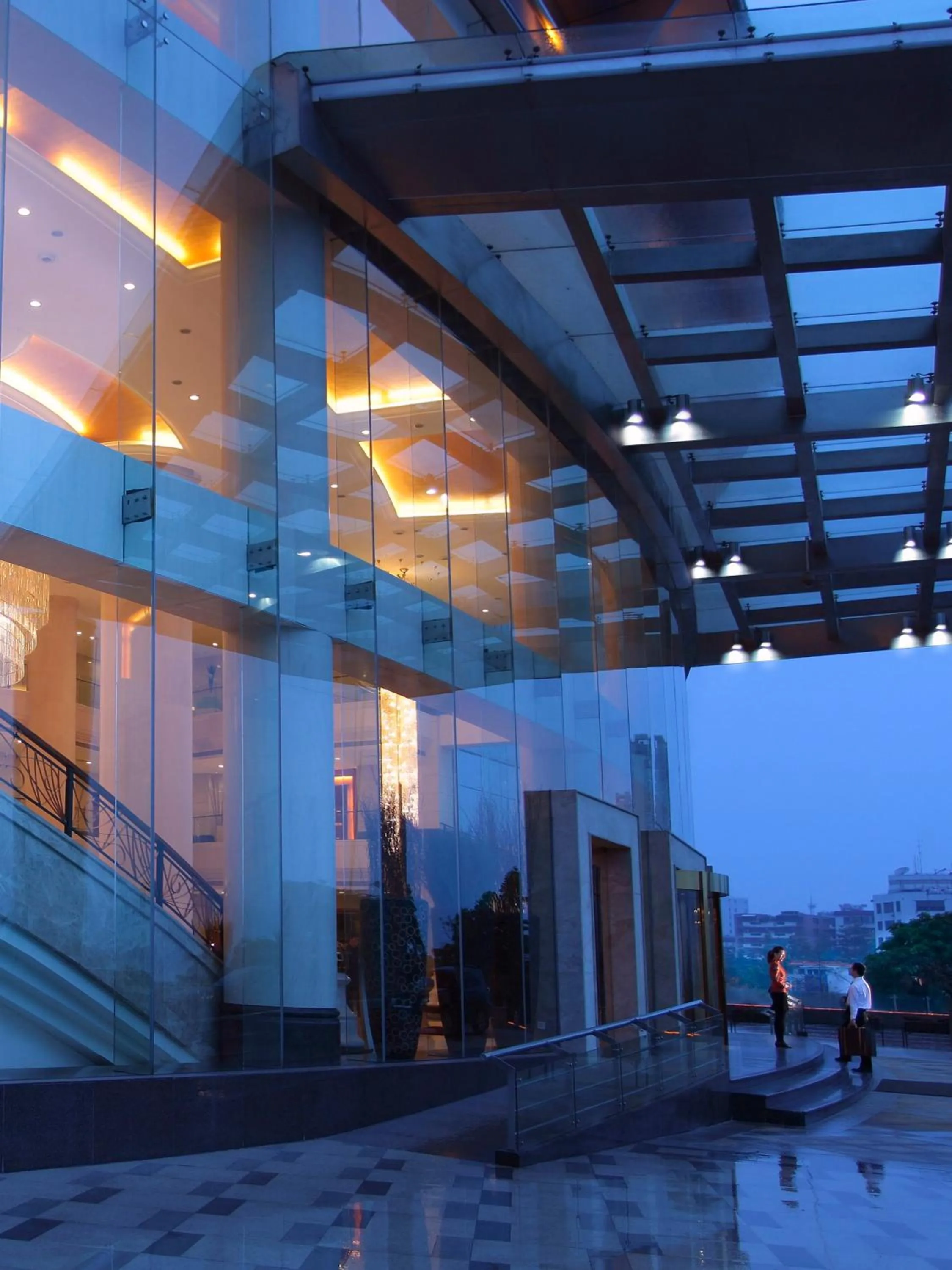 Facade/entrance in KB Hotel Qingyuan
