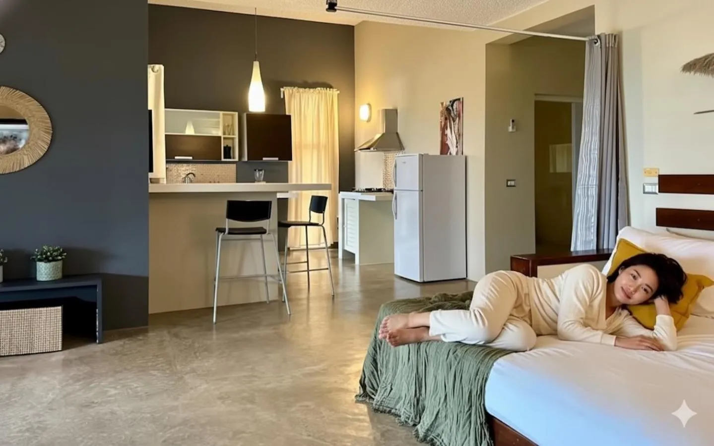 Bedroom, Bed in Las Galeras Village Ecolodge