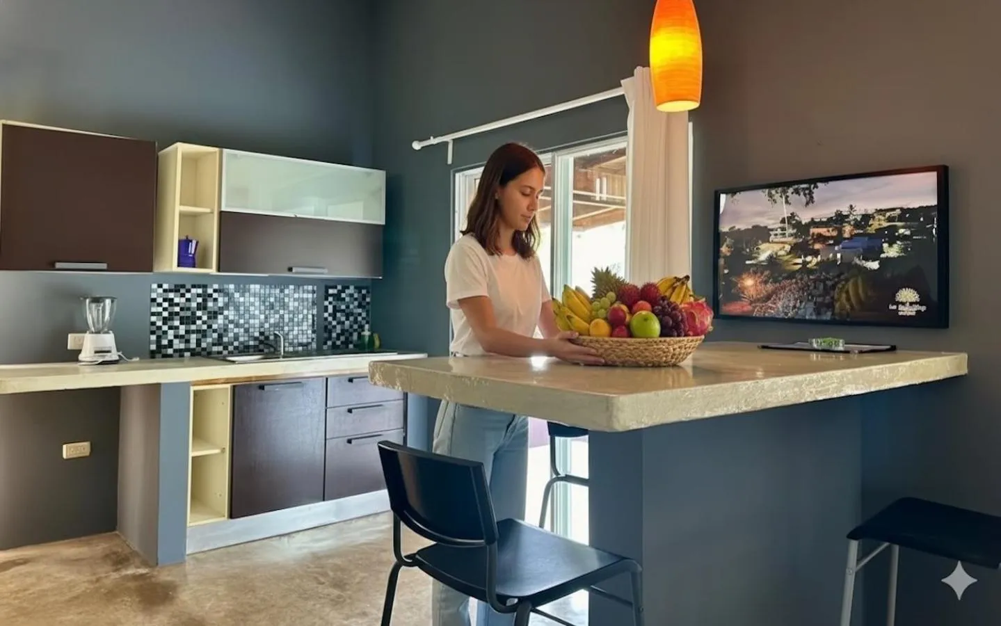 kitchen in Las Galeras Village Ecolodge