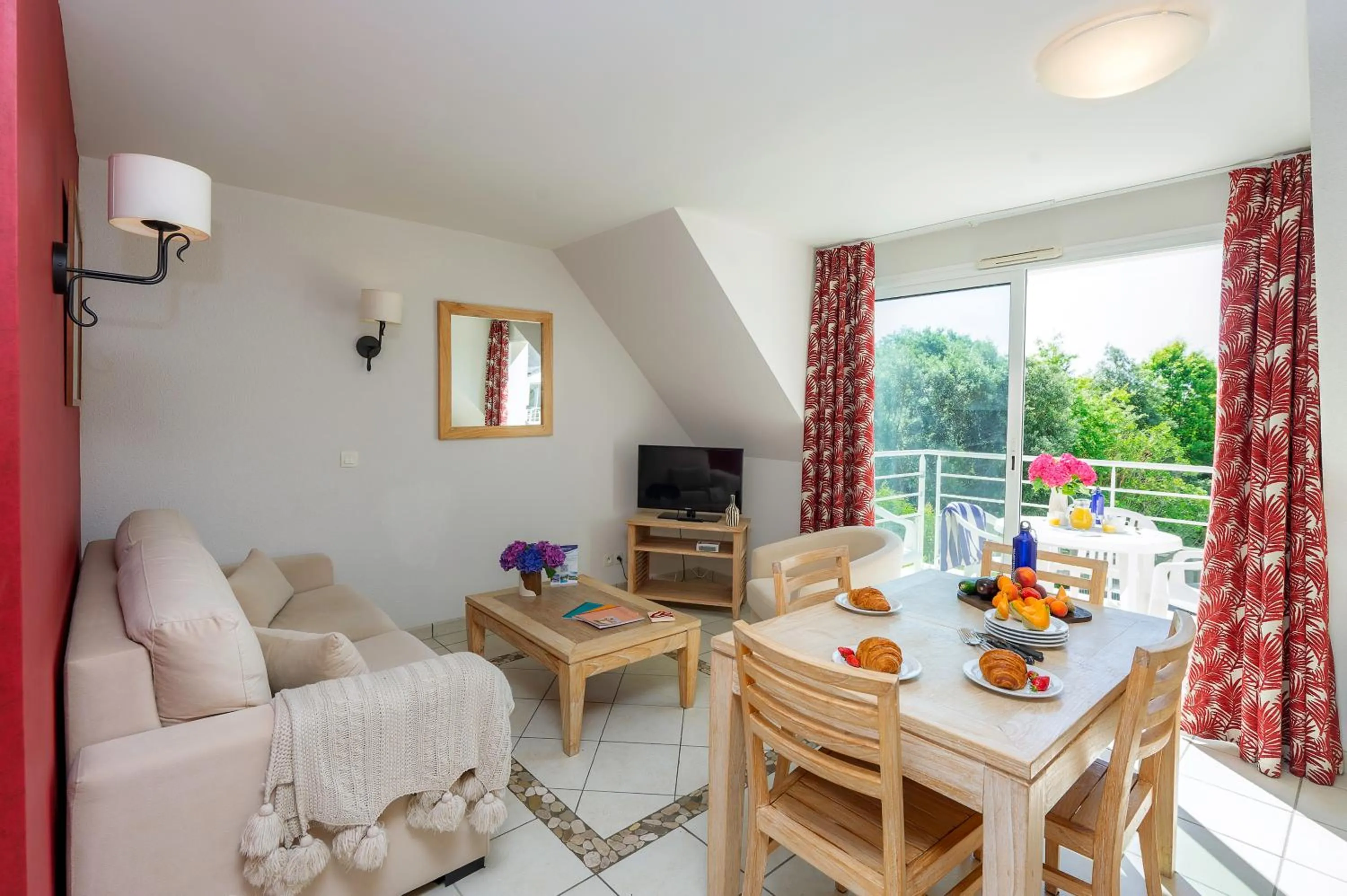 Living room in Résidence Goélia Le Domaine des Glénan