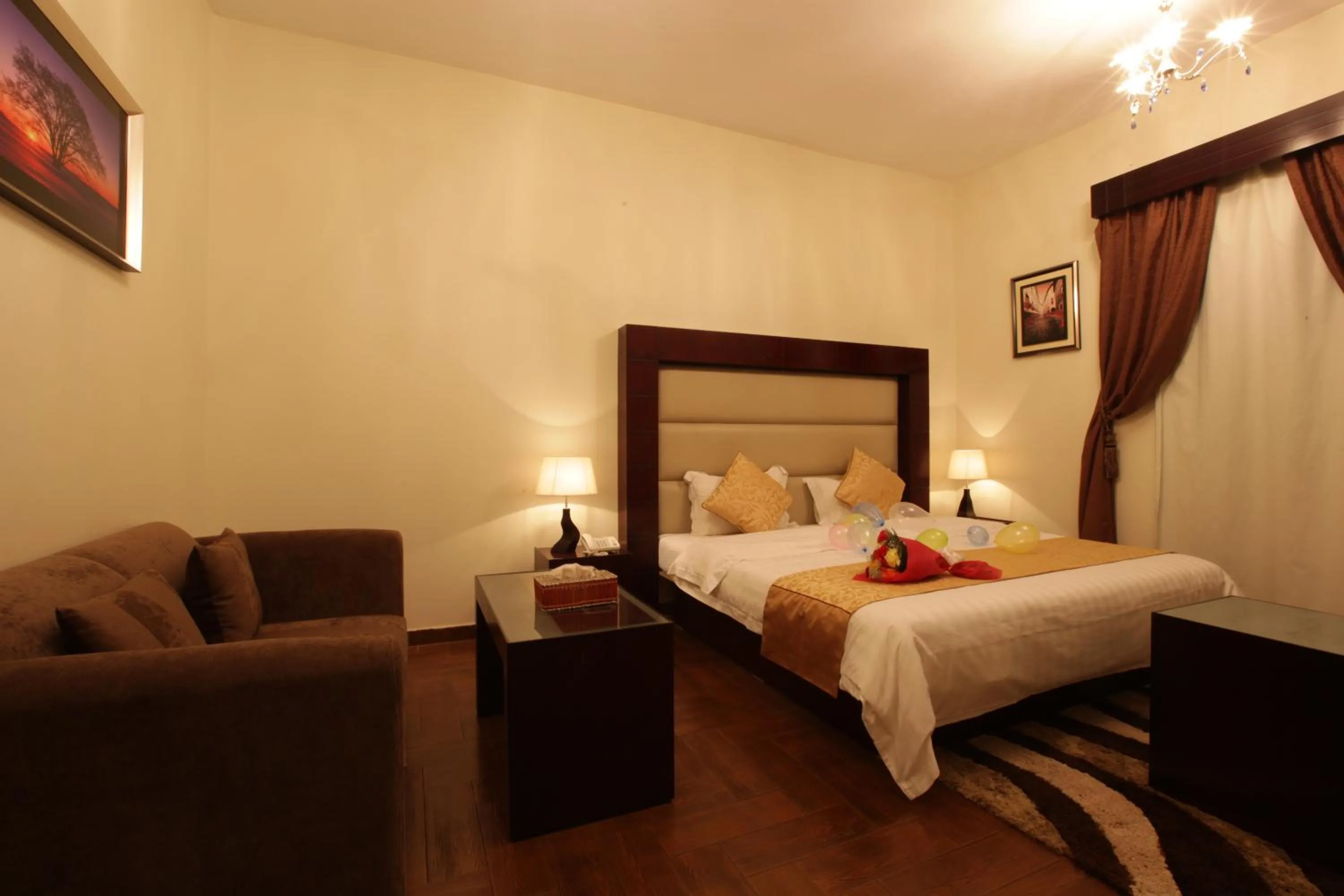 Bedroom in Taleen Serviced Apartments AlSulaimanyah