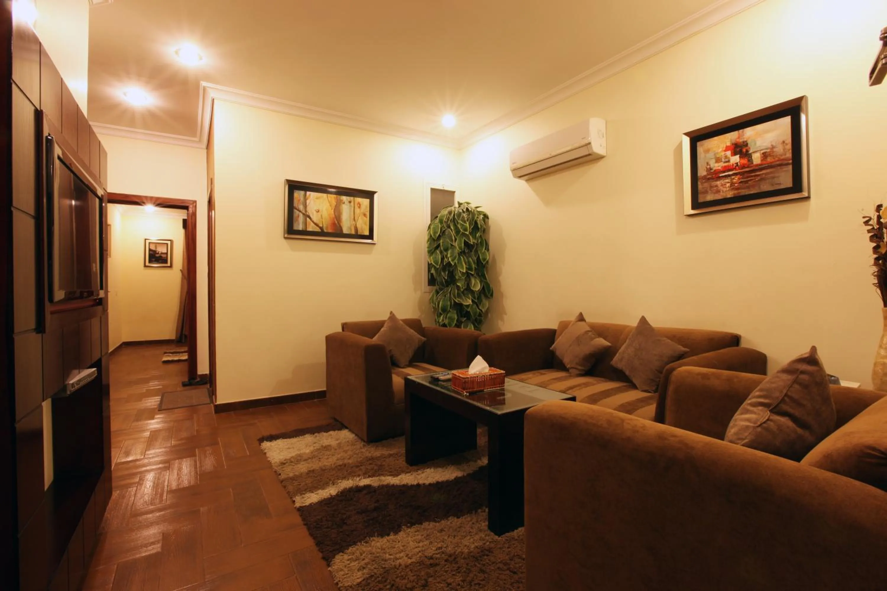 Living room in Taleen Serviced Apartments AlSulaimanyah