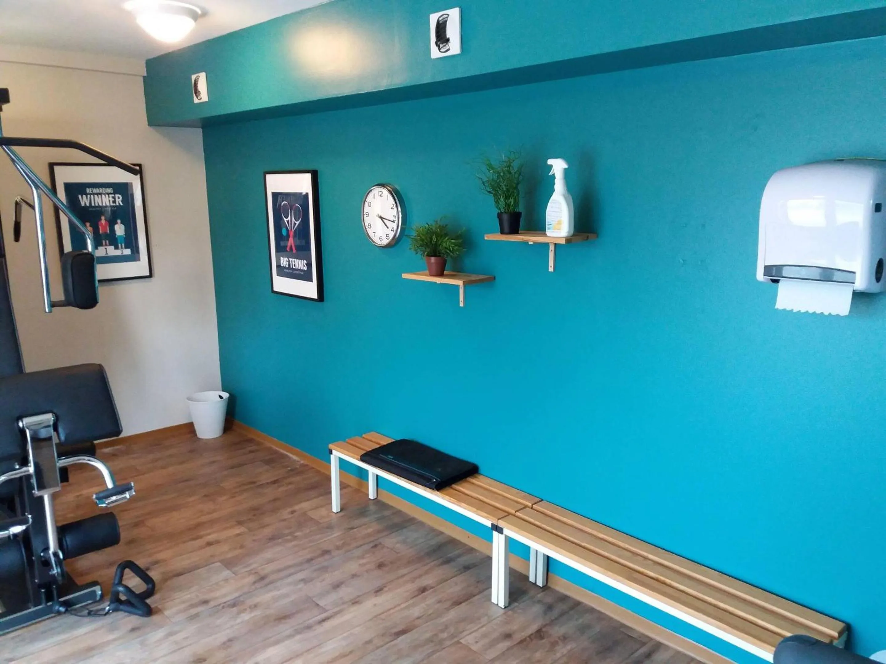 Fitness centre/facilities in Comfort Aparthotel Six-Fours