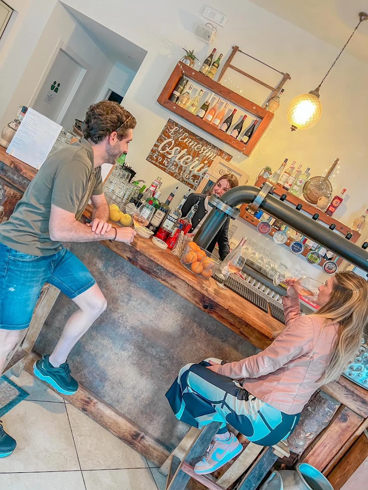 Restaurant/places to eat in Ennesima Osteria con Alloggio - Bike Hotel