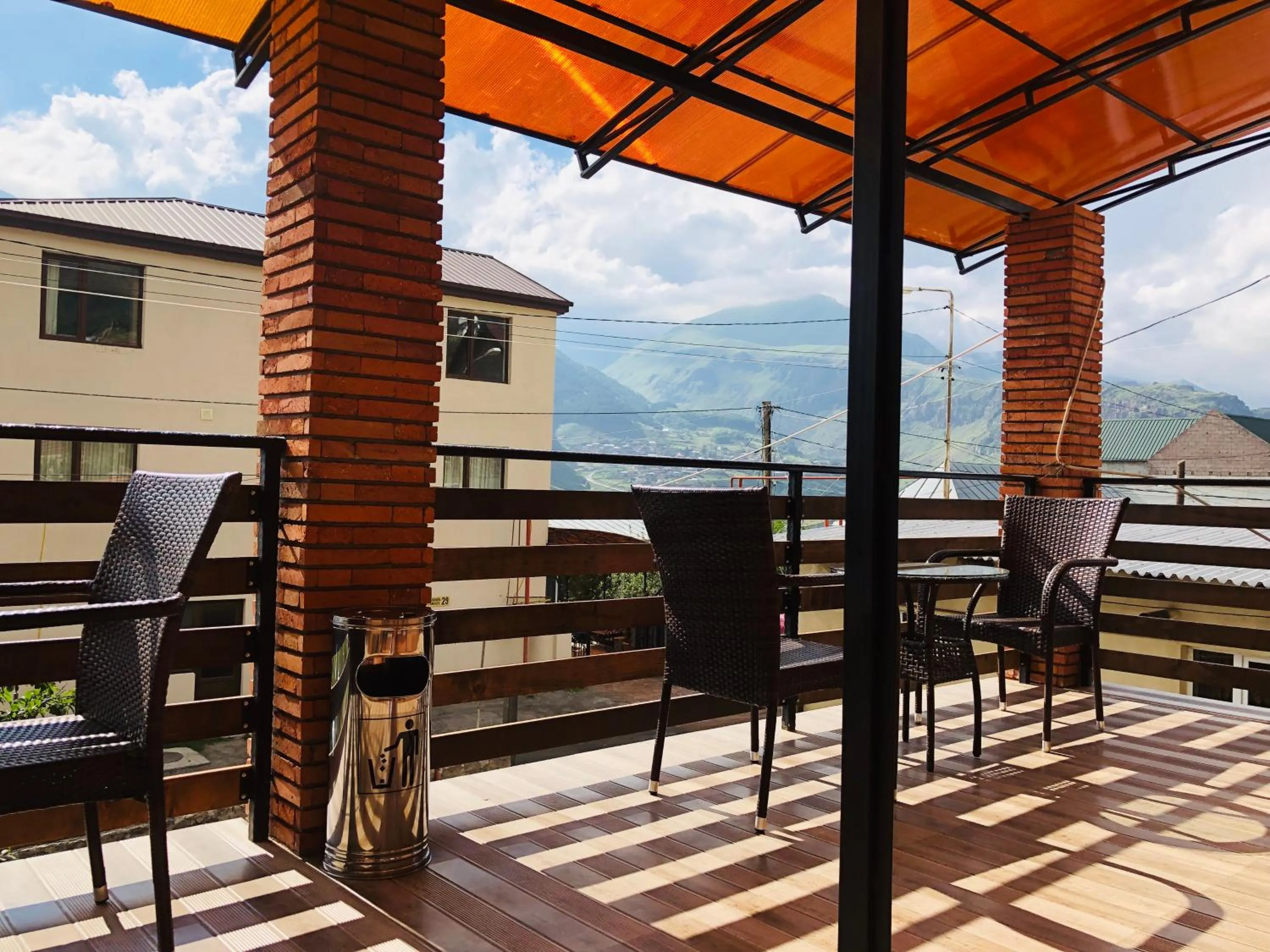 Balcony/Terrace in Paradise Kazbegi