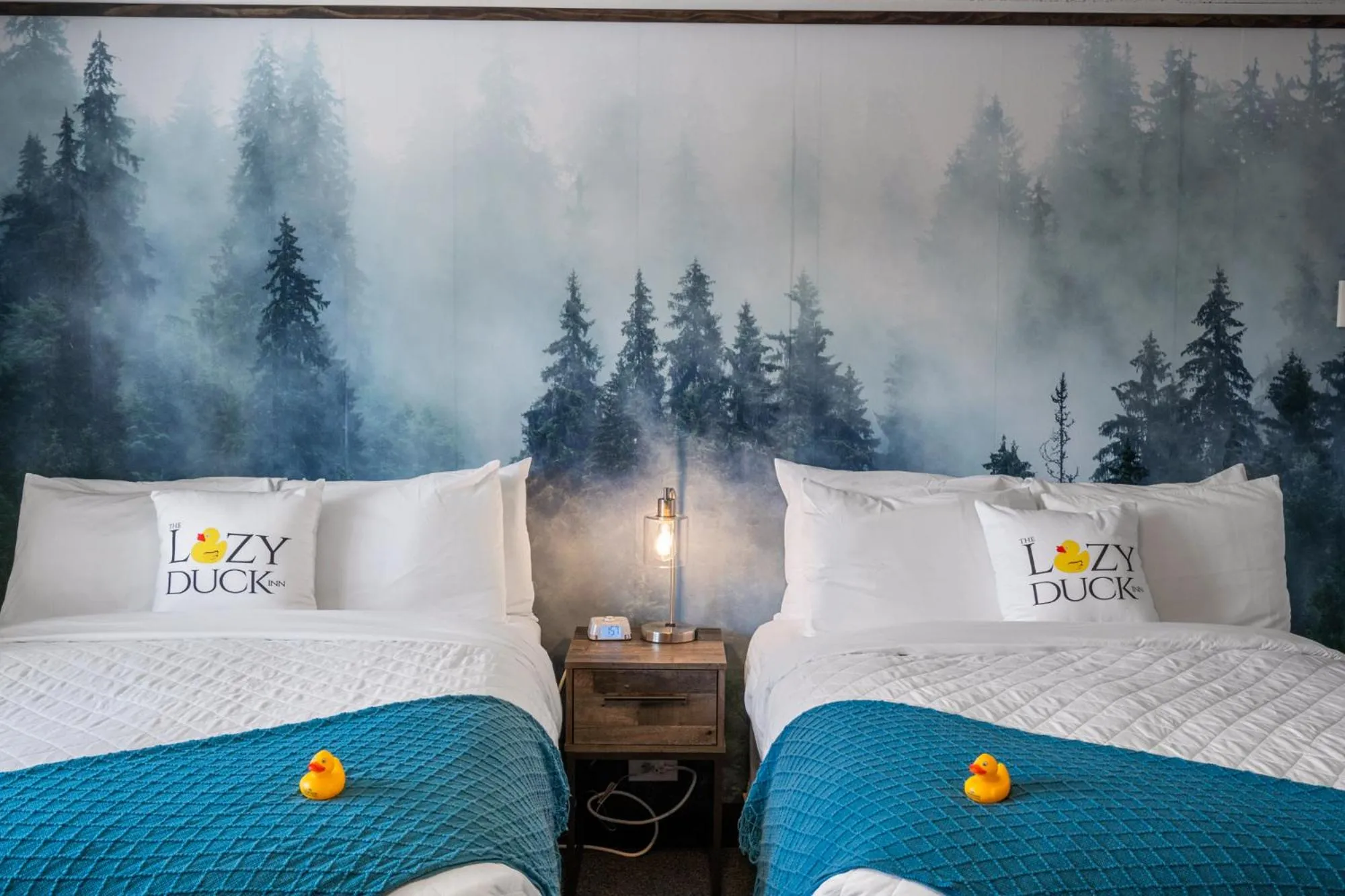 Bed in Lazy Duck Inn