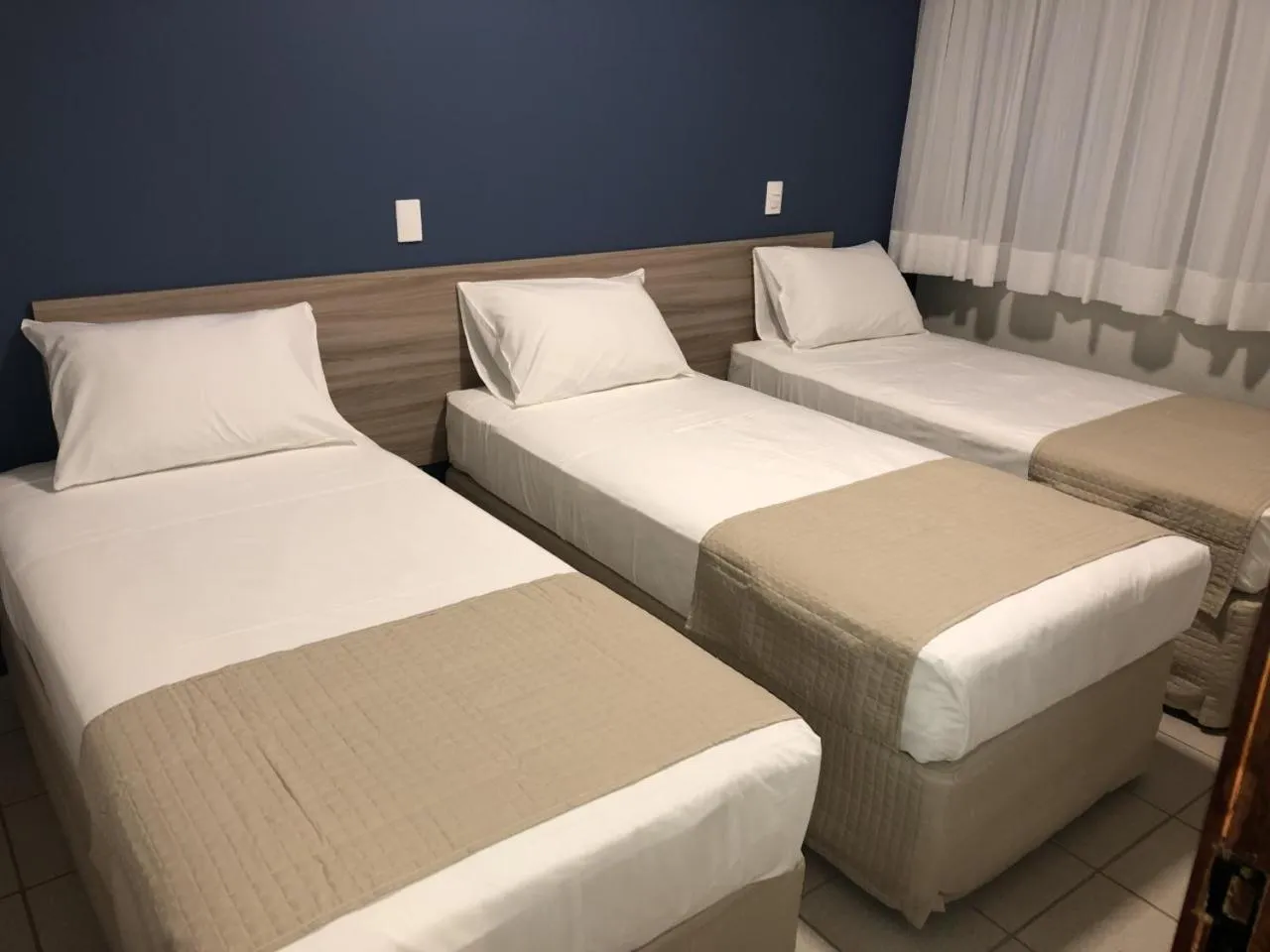 Bed in Hotel Vila Leste