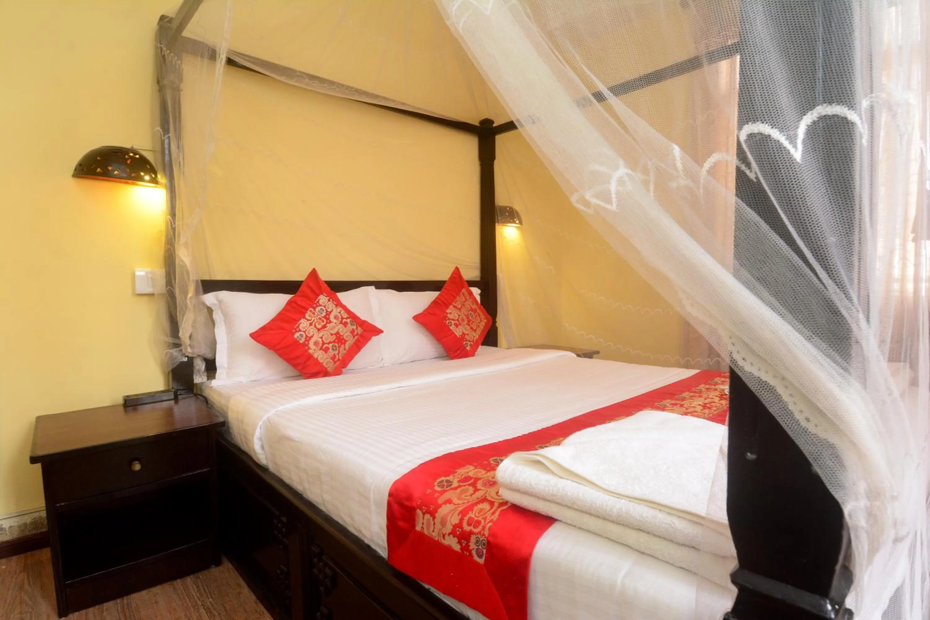 Bed in Dream Nepal Hotel and Apartment