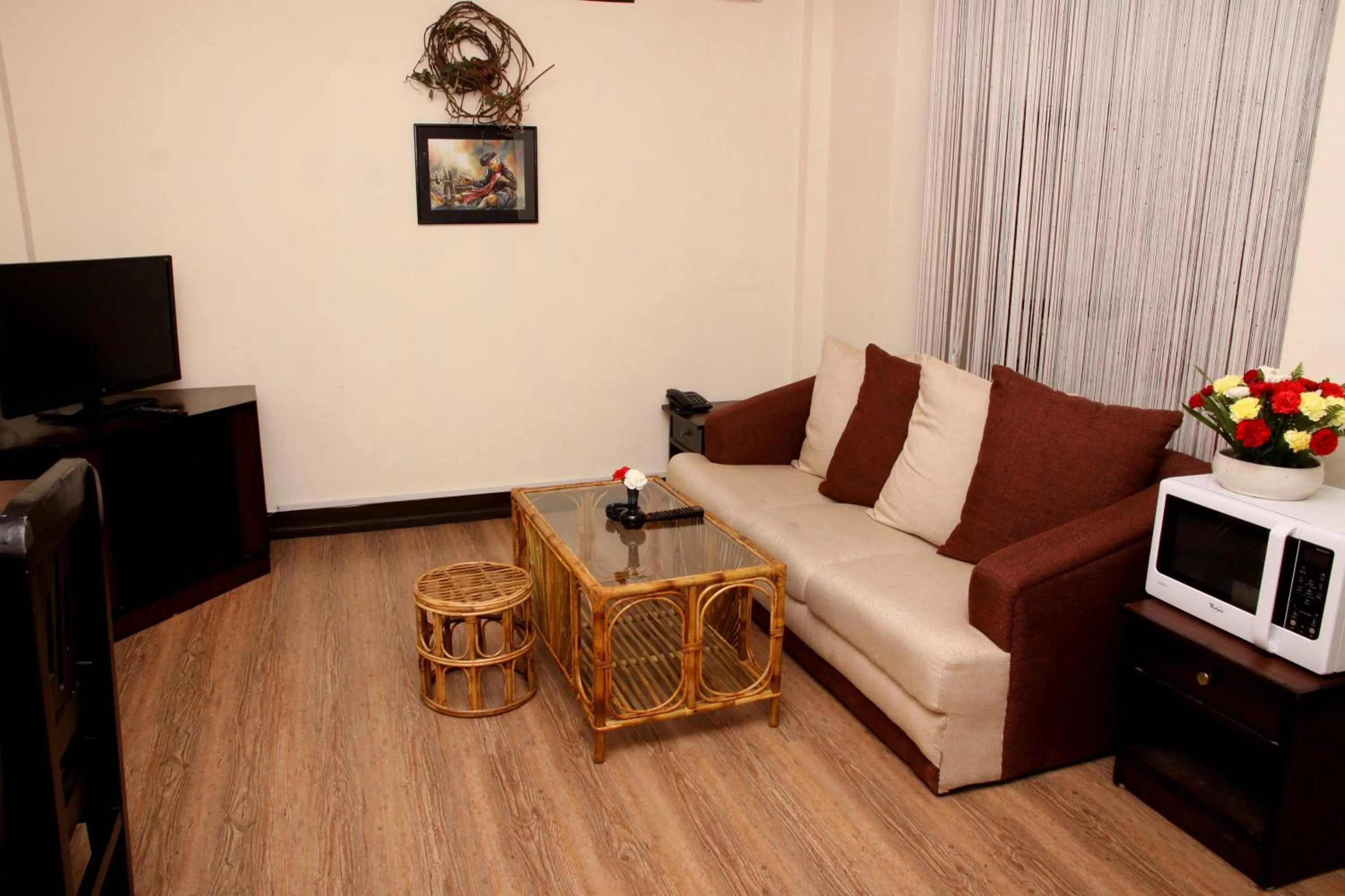 Living room in Dream Nepal Hotel and Apartment