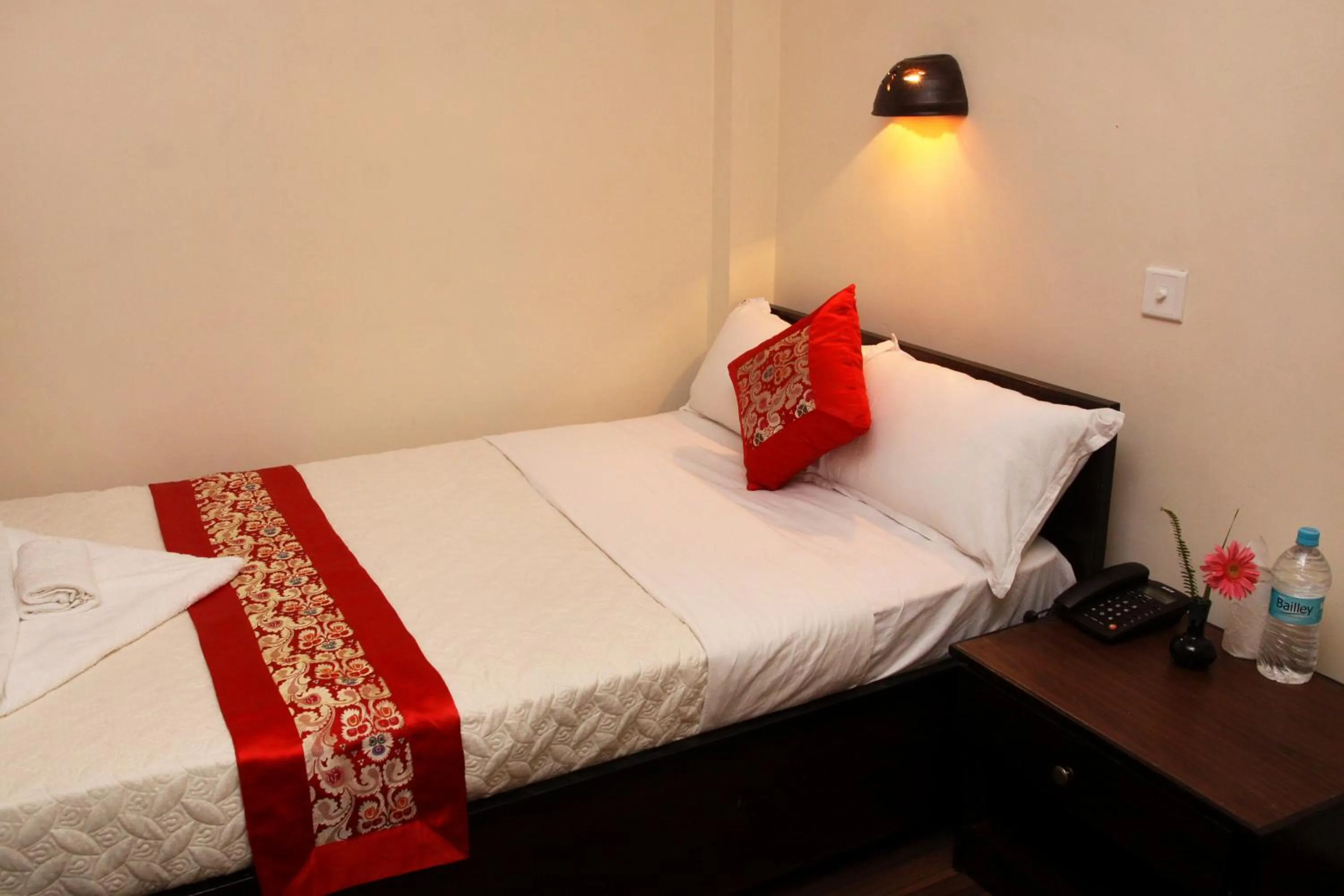 Bed in Dream Nepal Hotel and Apartment