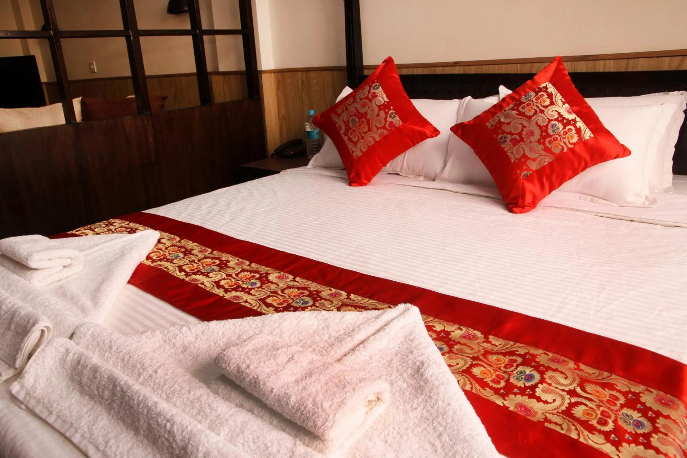 Bed in Dream Nepal Hotel and Apartment