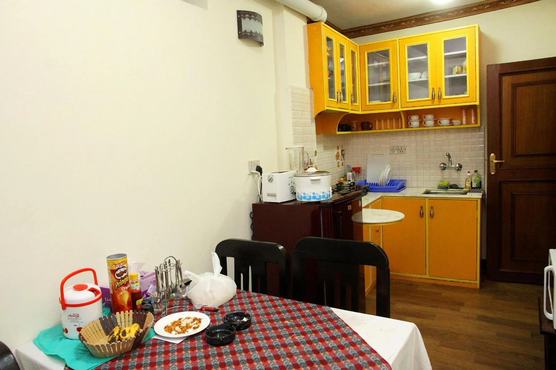 Kitchen or kitchenette in Dream Nepal Hotel and Apartment