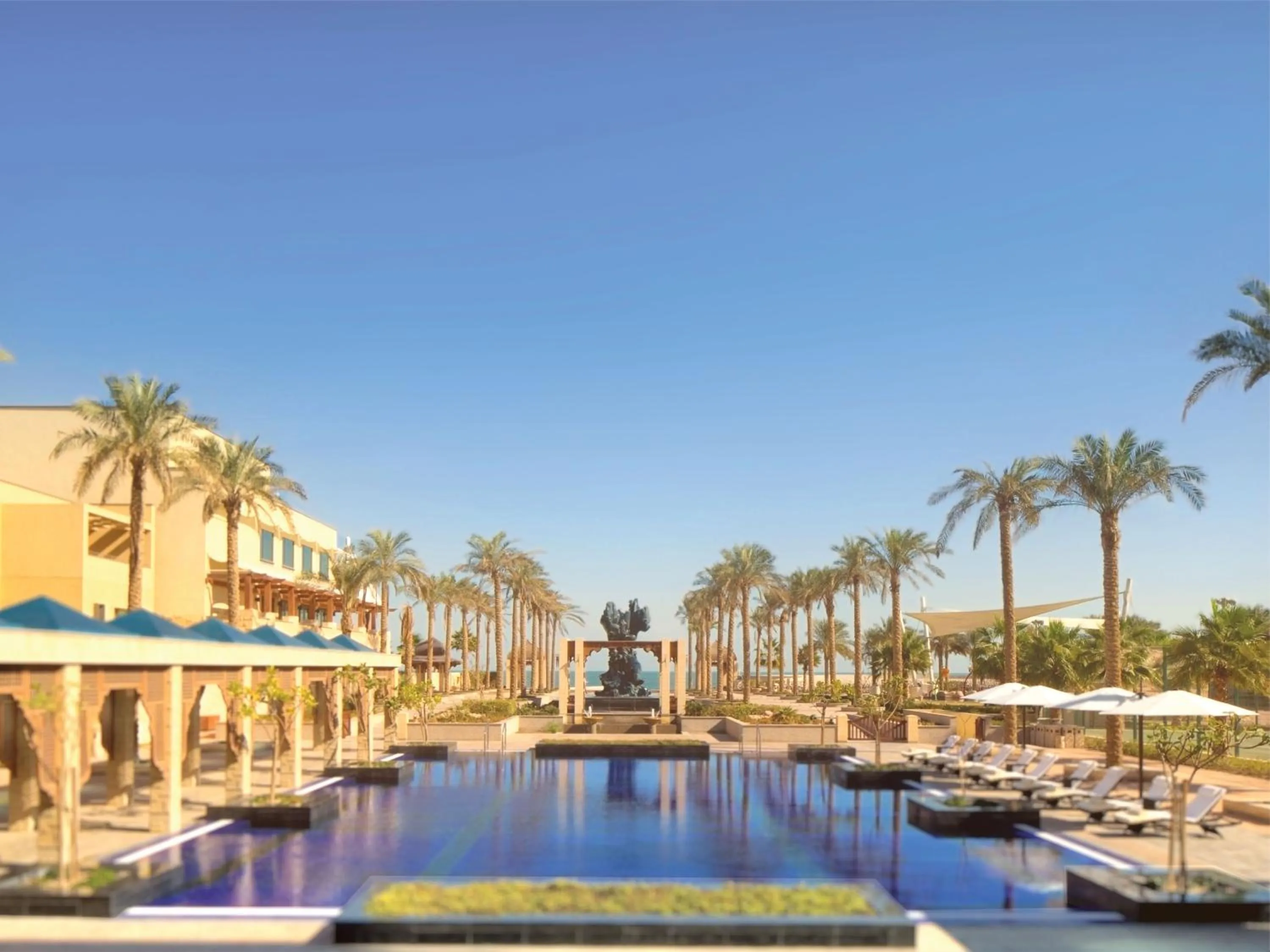 Swimming pool in Jumeirah Messilah Beach Kuwait