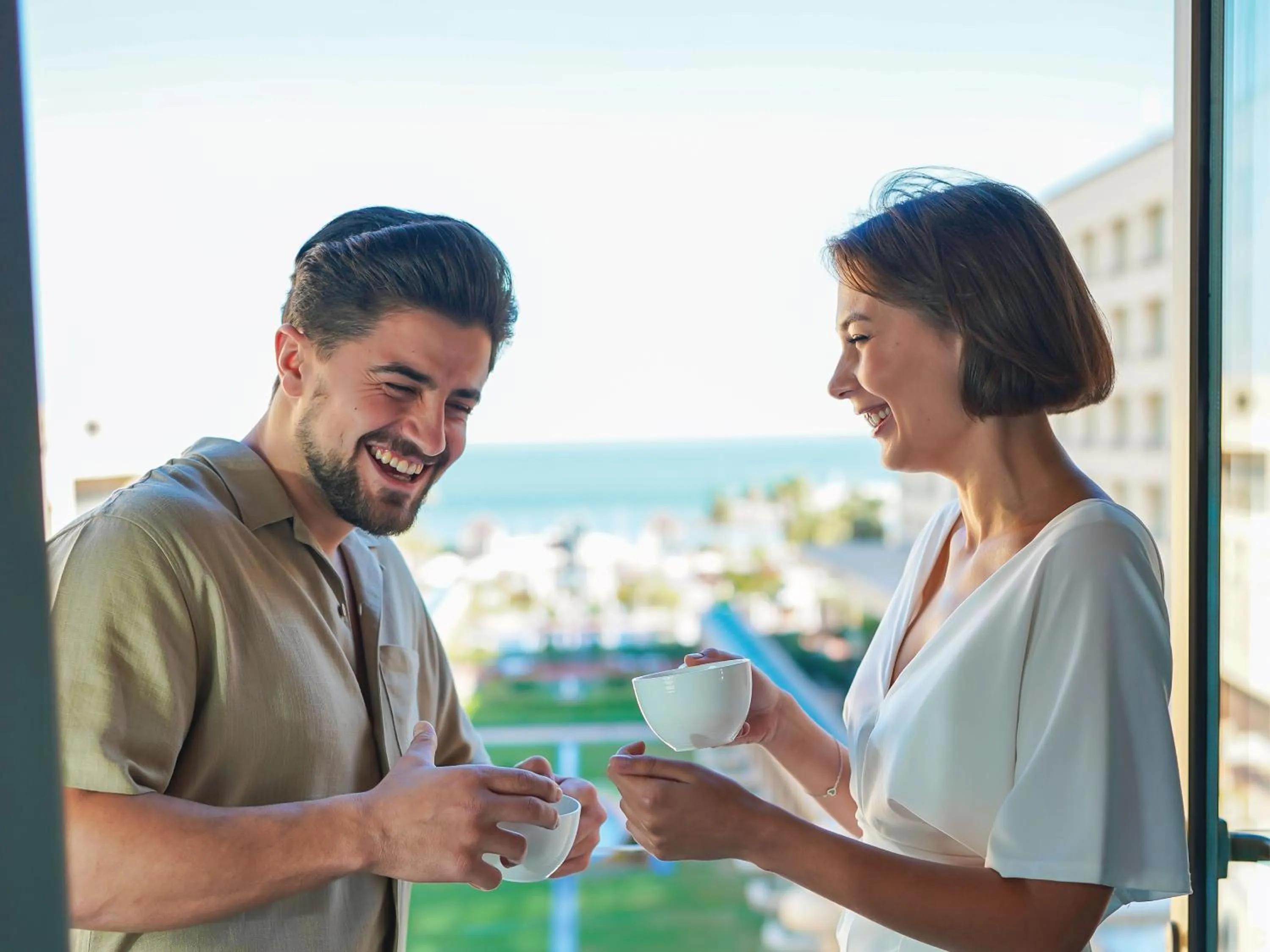 People in Jumeirah Messilah Beach Kuwait