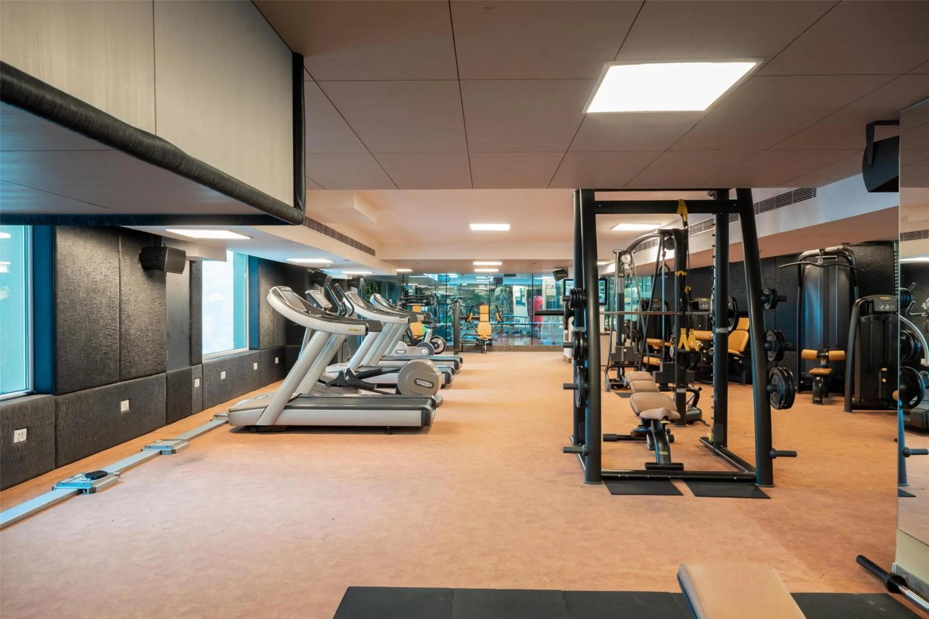 Fitness centre/facilities in Radisson Blu Hotel MBD Ludhiana