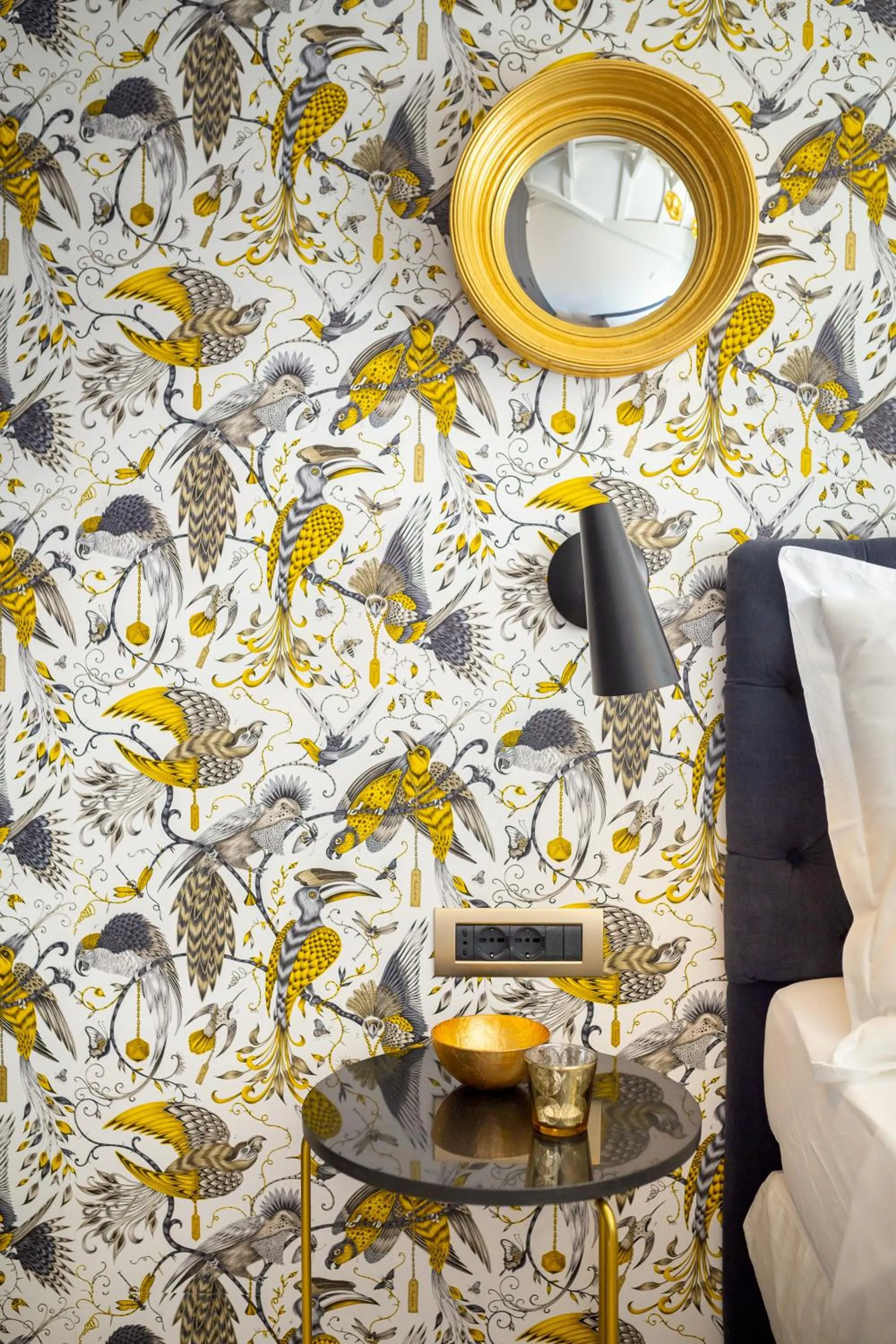 Bedroom in Old Town House with Floor Heating & Lush Private Garden