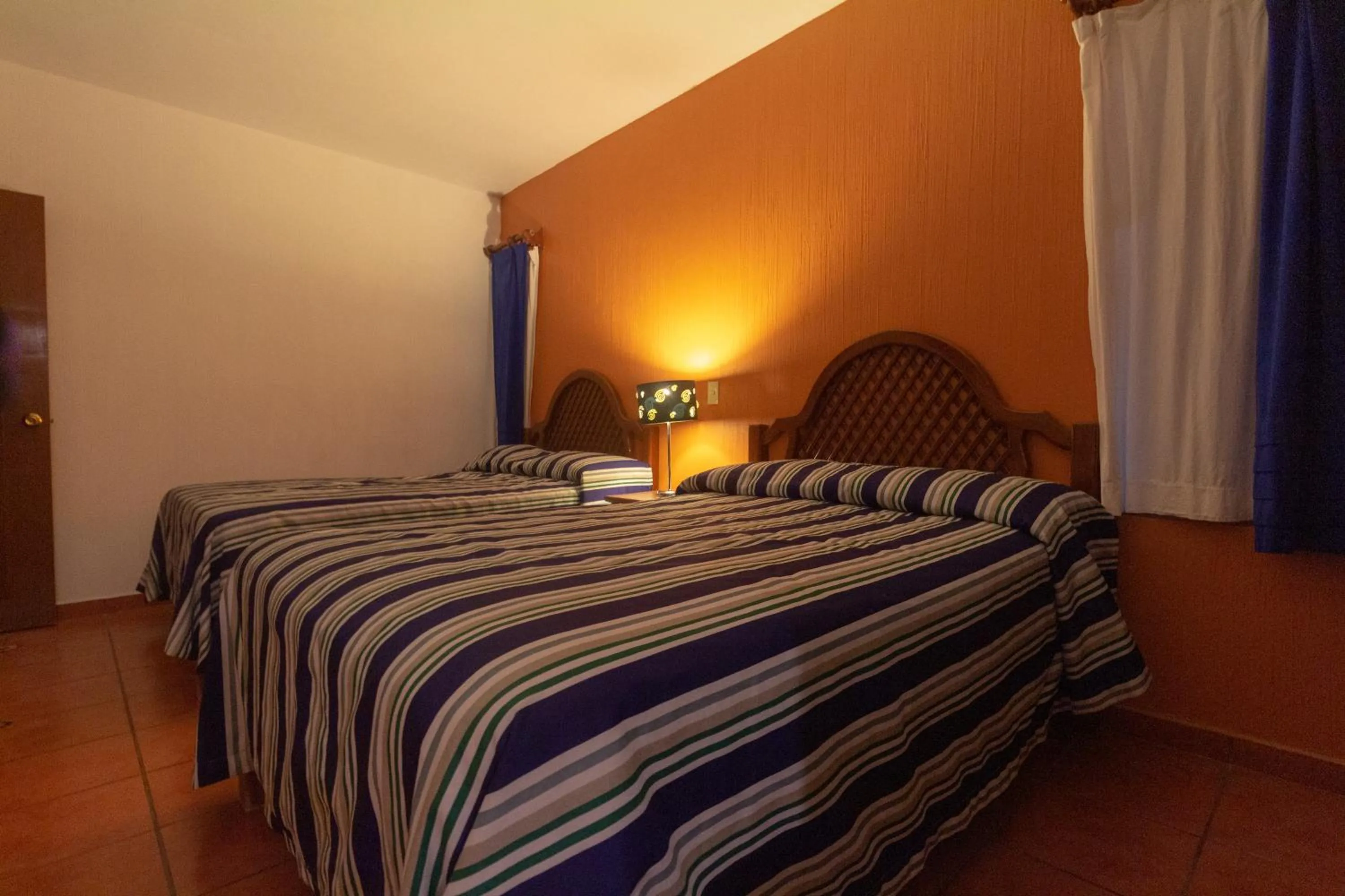 Bed in Hotel Degollado