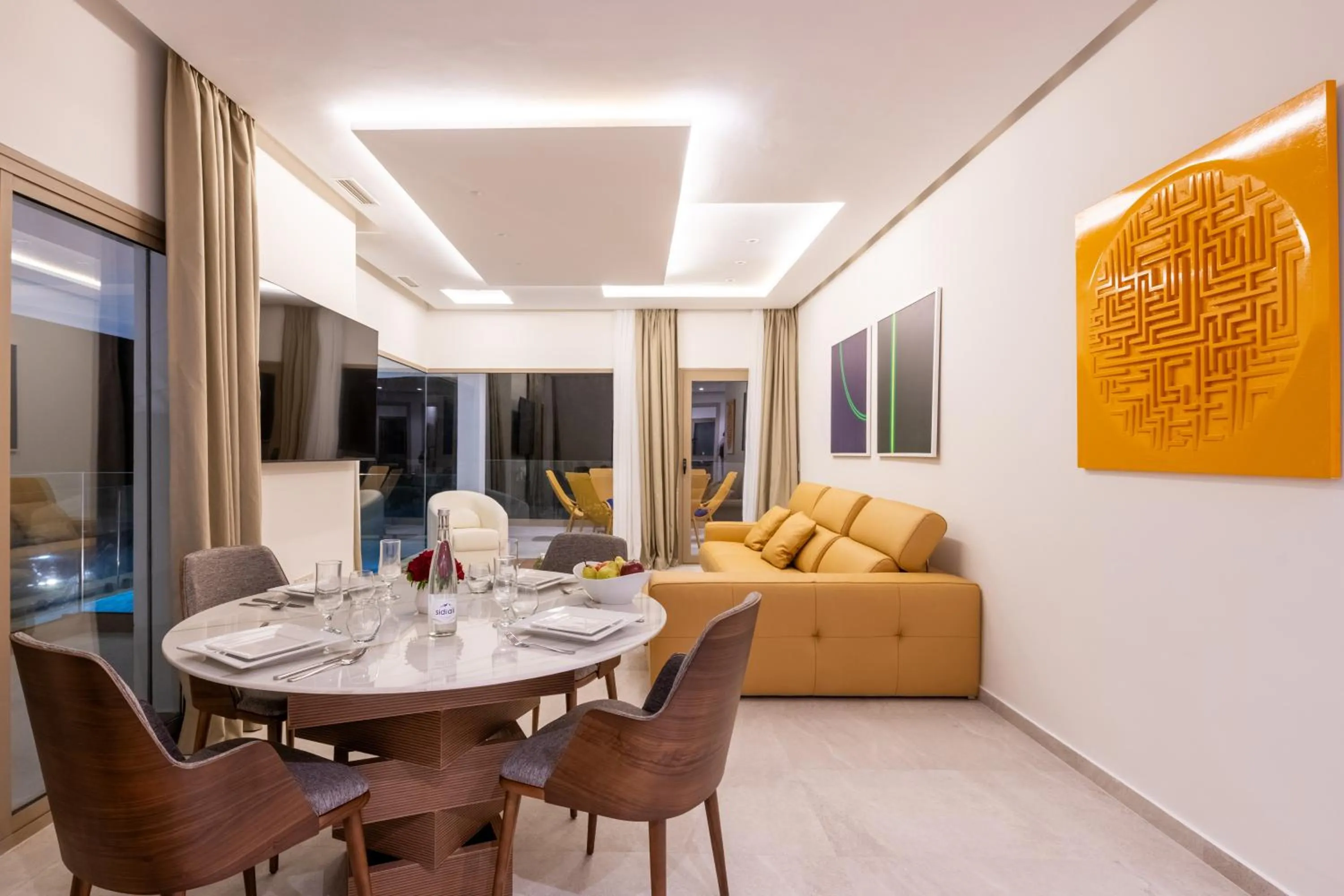 Living room in Le Tanger Résidence Hôtelière