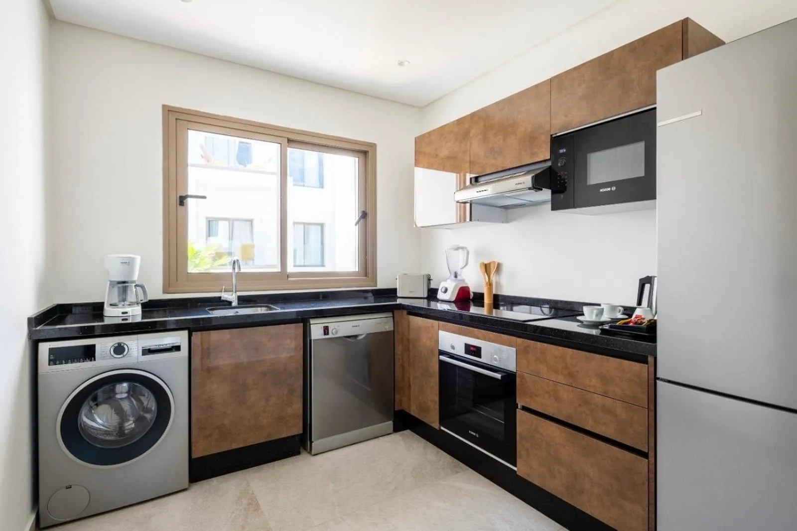 kitchen in Le Tanger Résidence Hôtelière