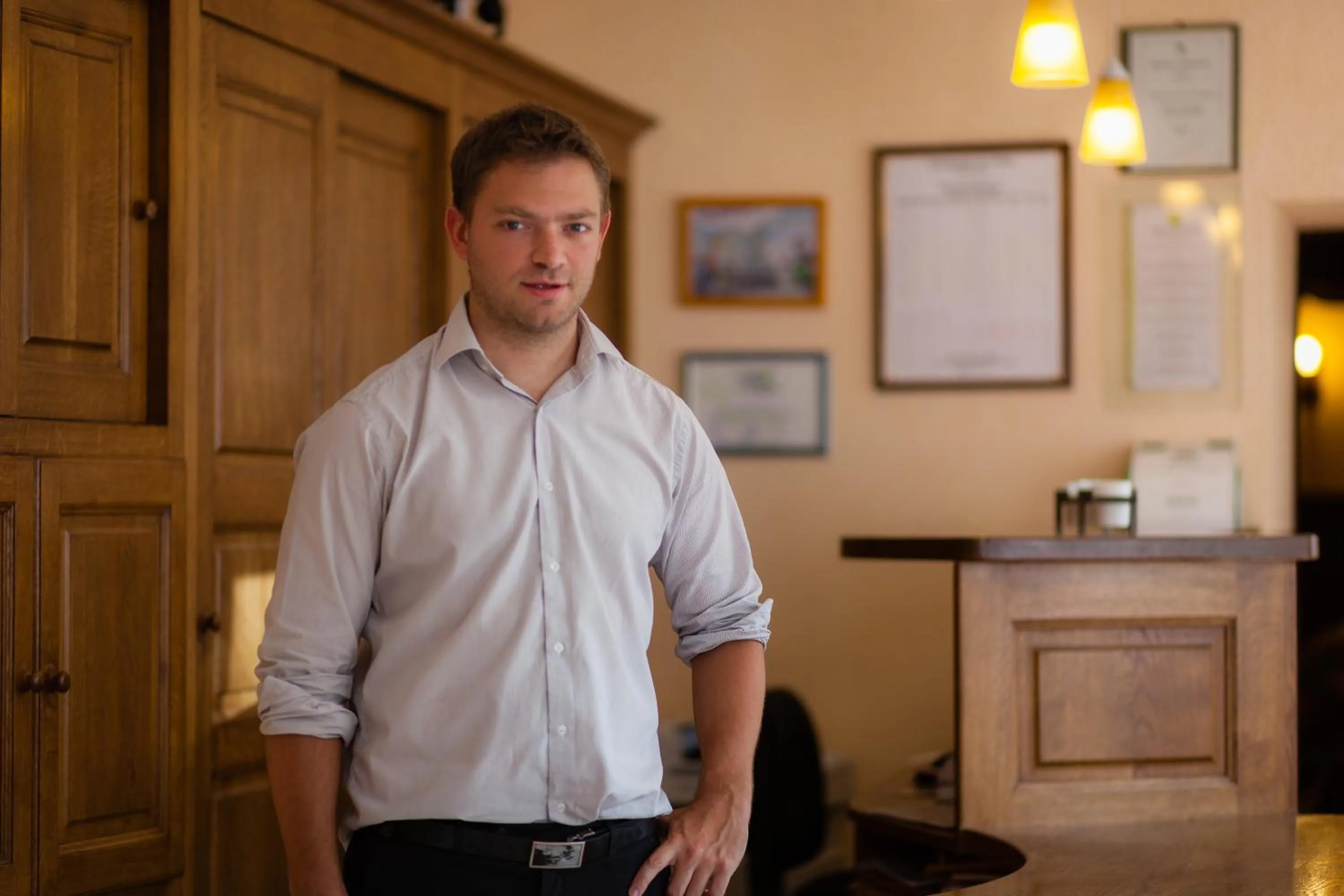 Staff in Logis Hôtel Restaurant De La Poste et SPA de Montagne