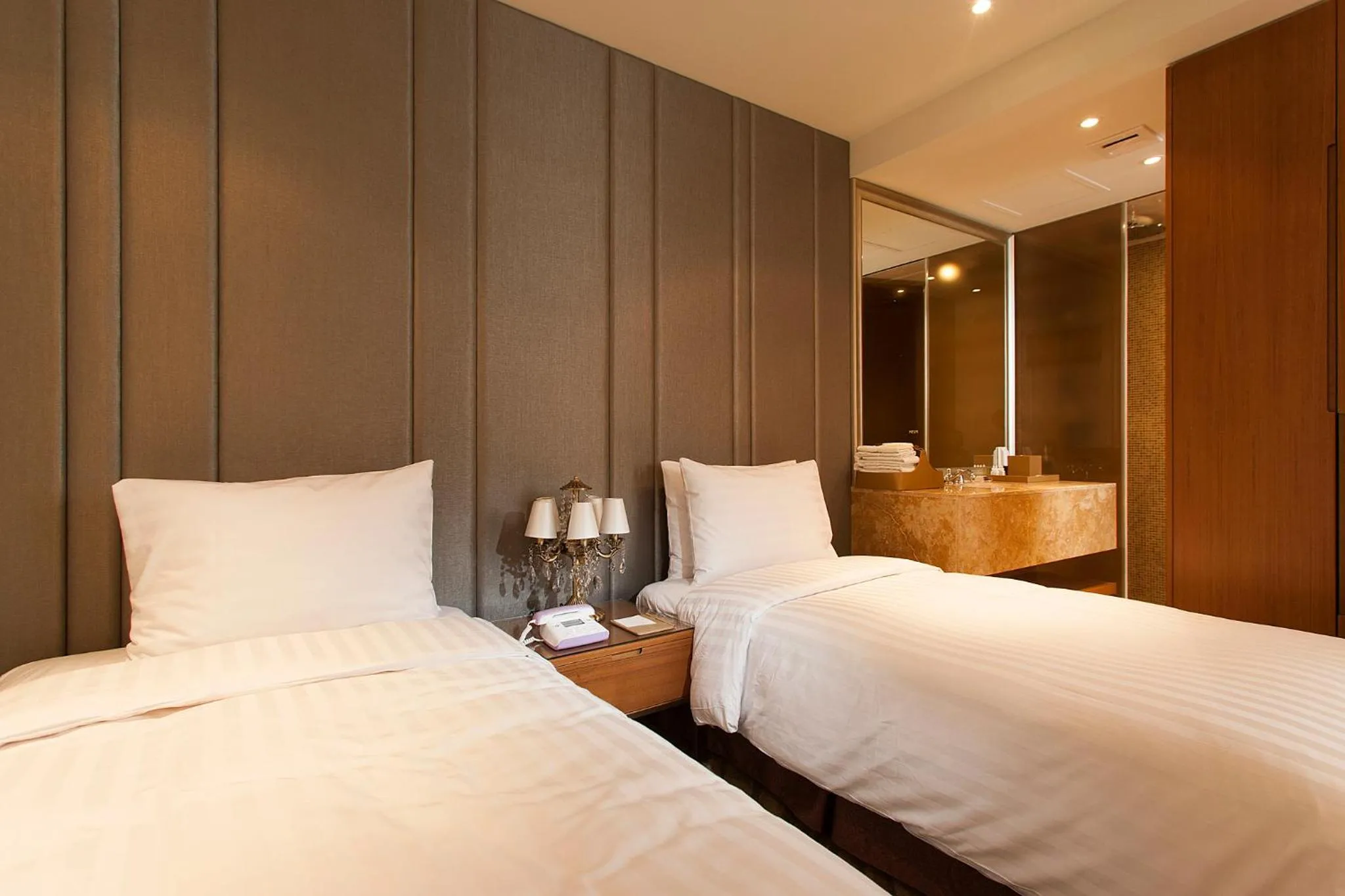 Bed in Grammos Hotel