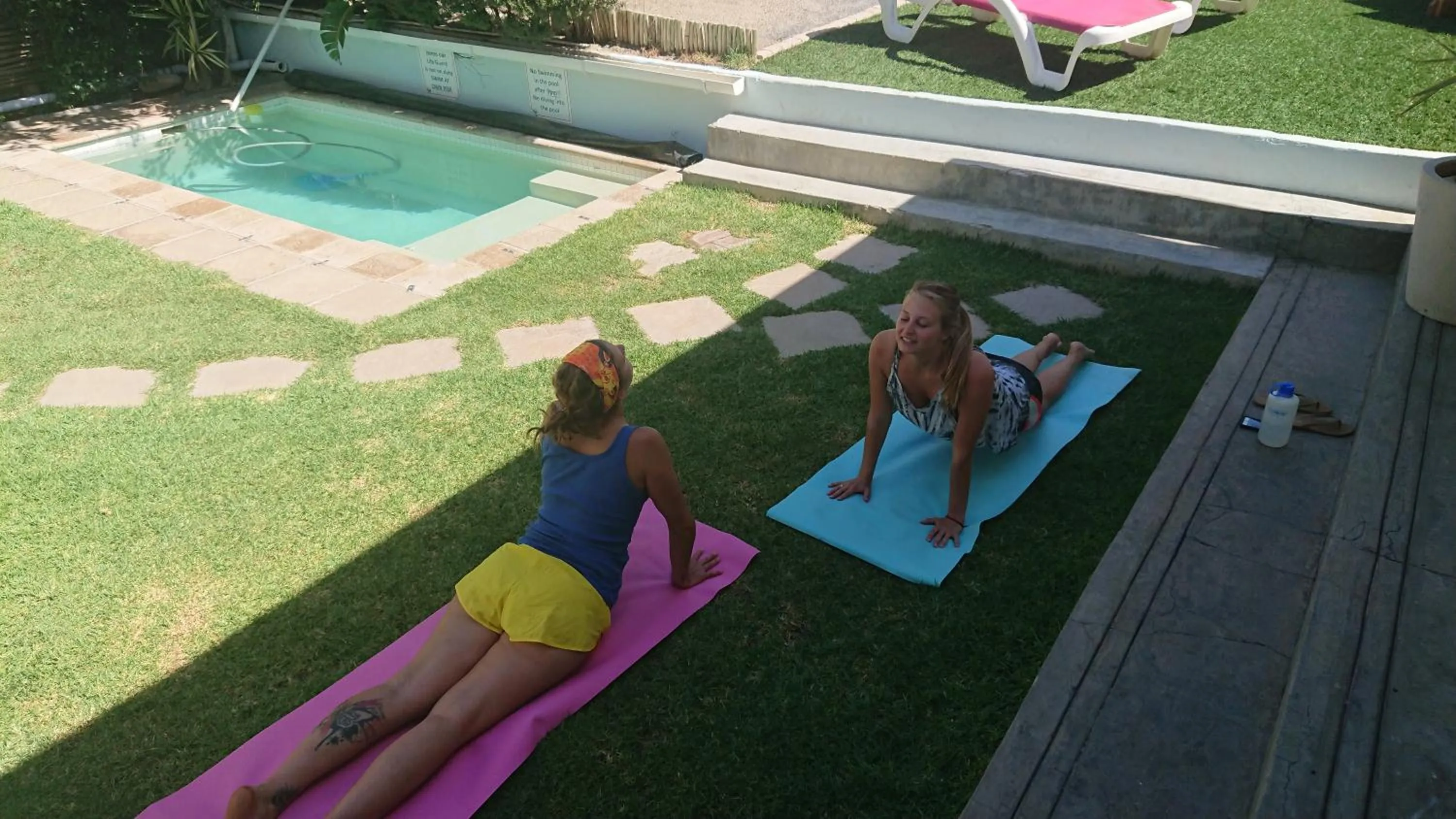 Garden, Children in Atlantic Point Backpackers