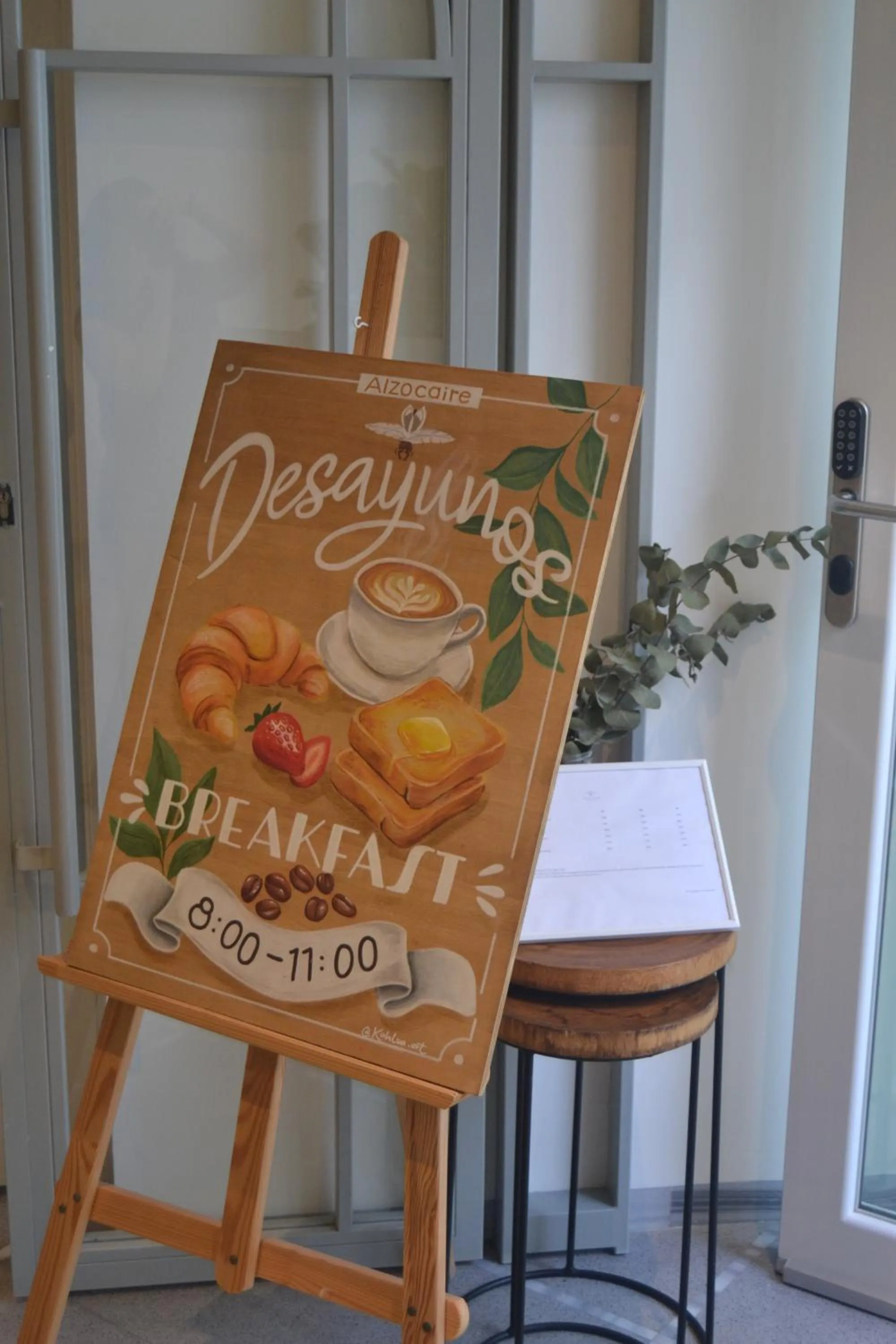 Breakfast in Alzocaire Hostal Boutique