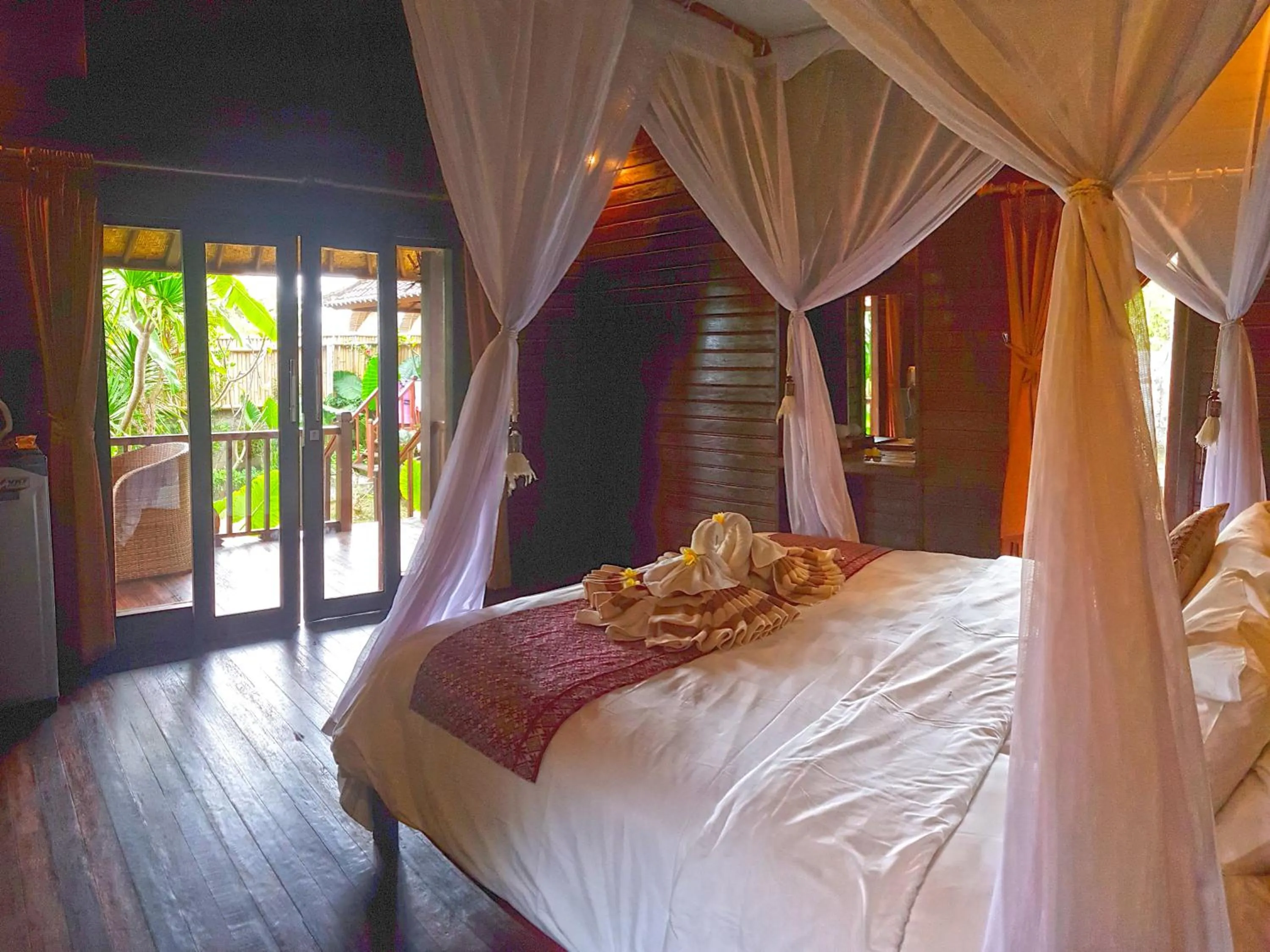 Bed in The Akah Cottage