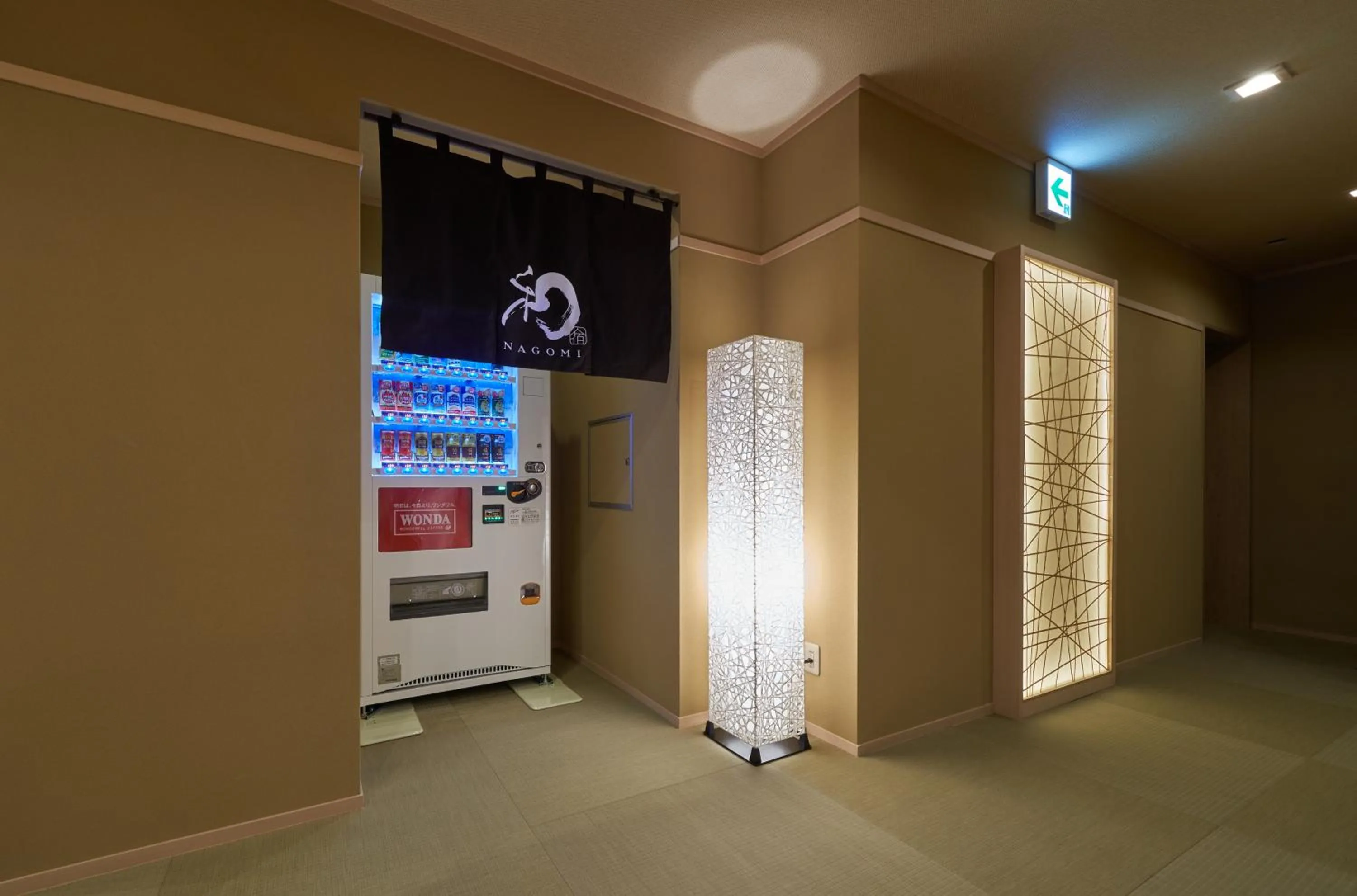 vending machine in Welina Hotel Shinsaibashi NAGOMI